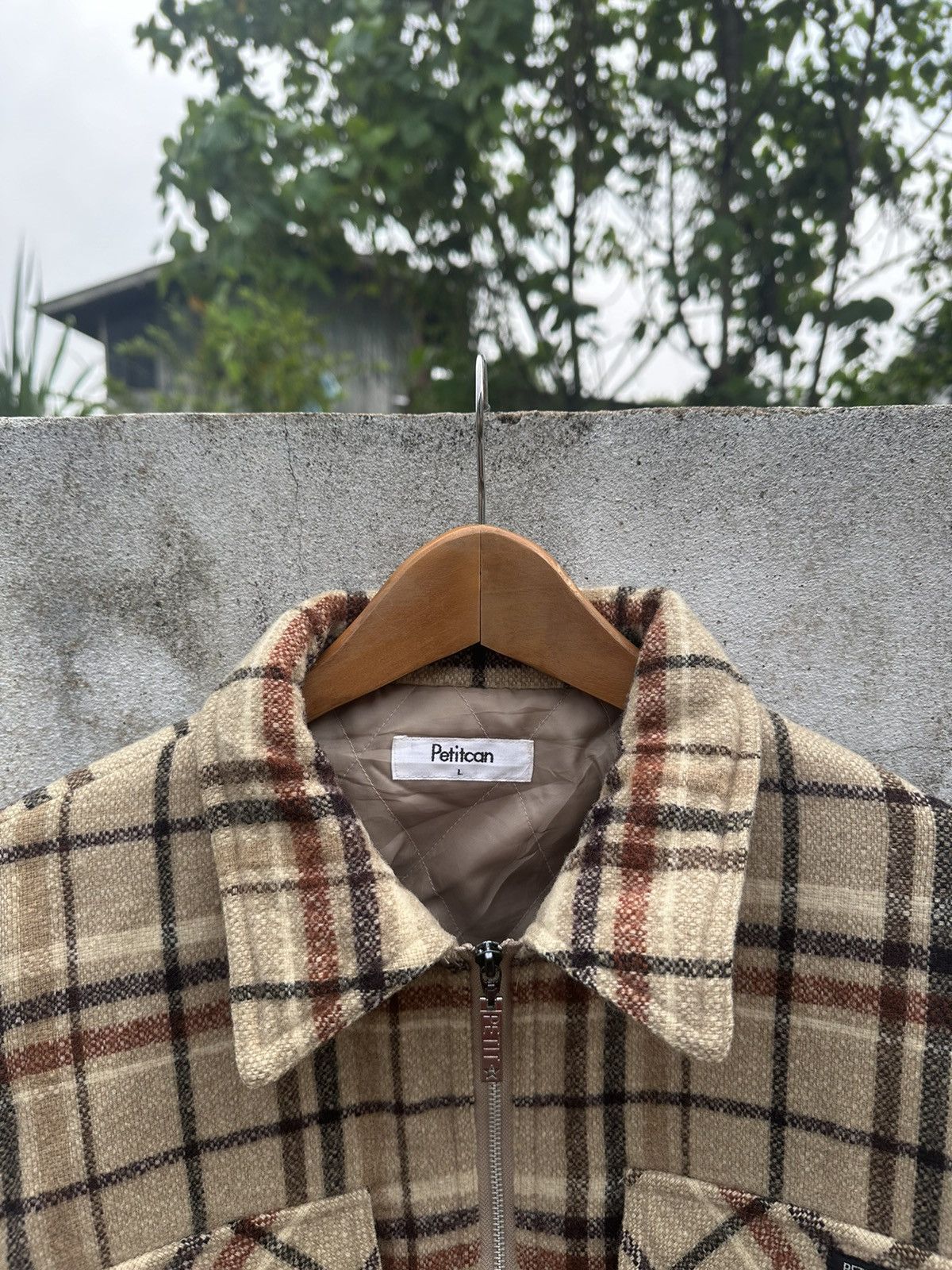 Issey Miyake Petitcan tartan zipper Wool shirts Size US M / EU 48-50 / 2 - 2 Thumbnail