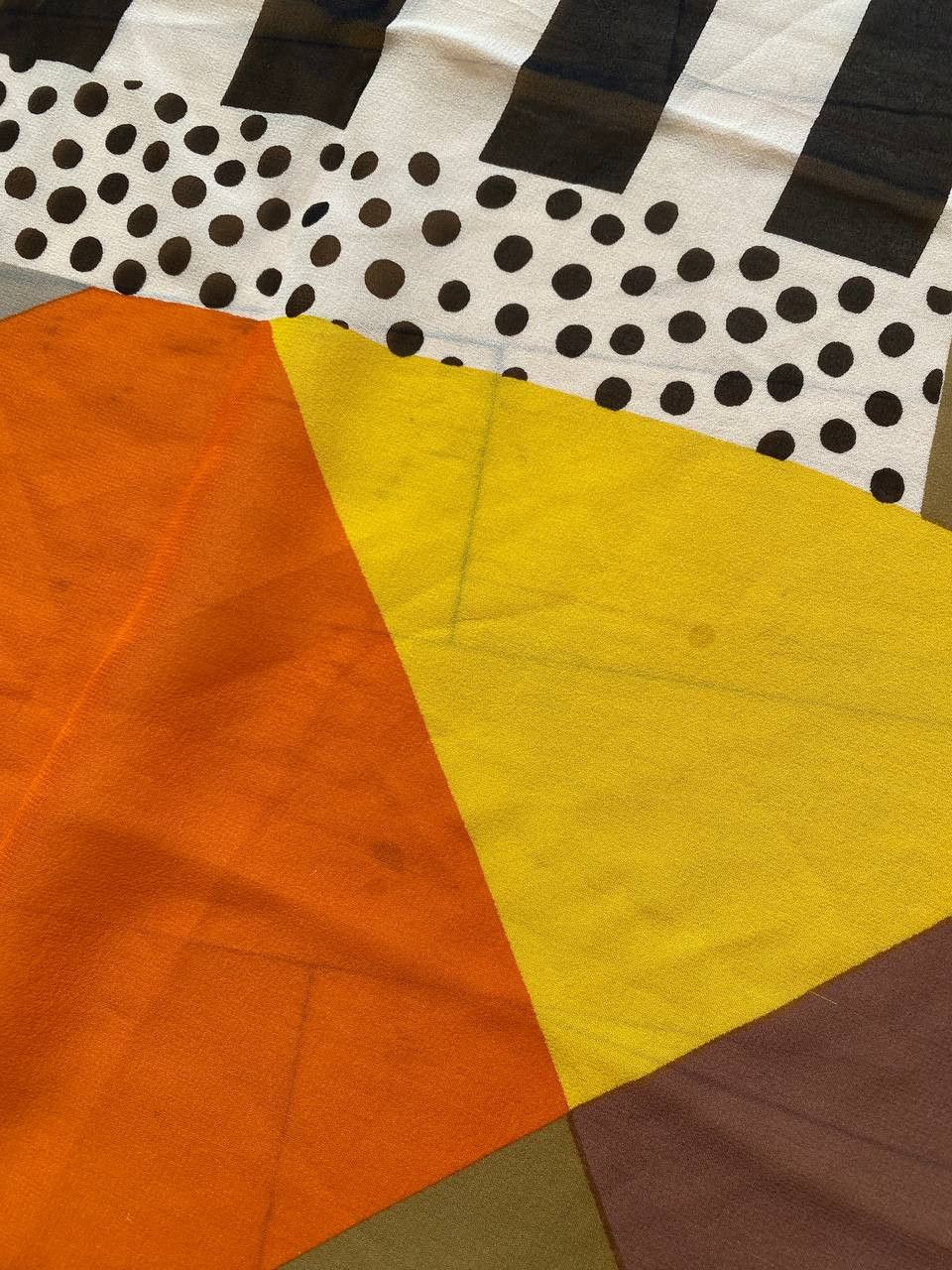Missoni Vintage Missoni Geometric Print Silk Shawl Scarf Size ONE SIZE - 5 Thumbnail