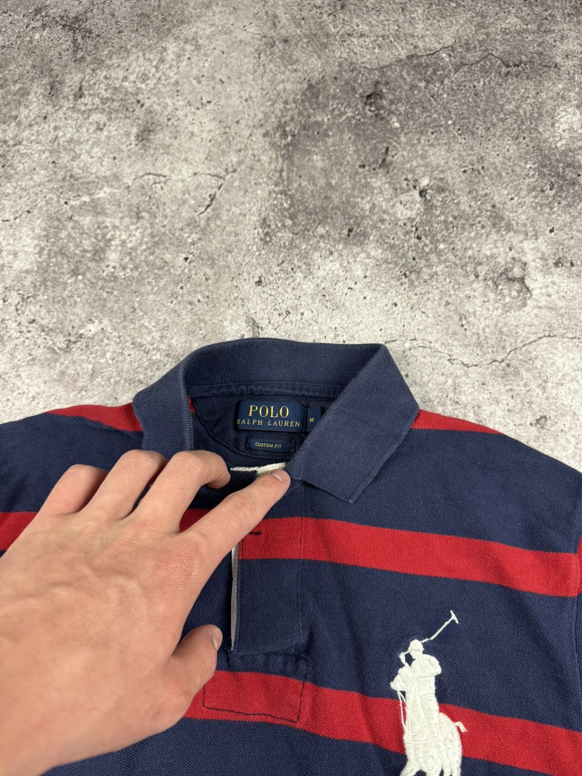 Polo Ralph Lauren Vintage 90s Polo Ralph Lauren Y2K Chief Keef ruby Polo strip Size US M / EU 48-50 / 2 - 4 Thumbnail