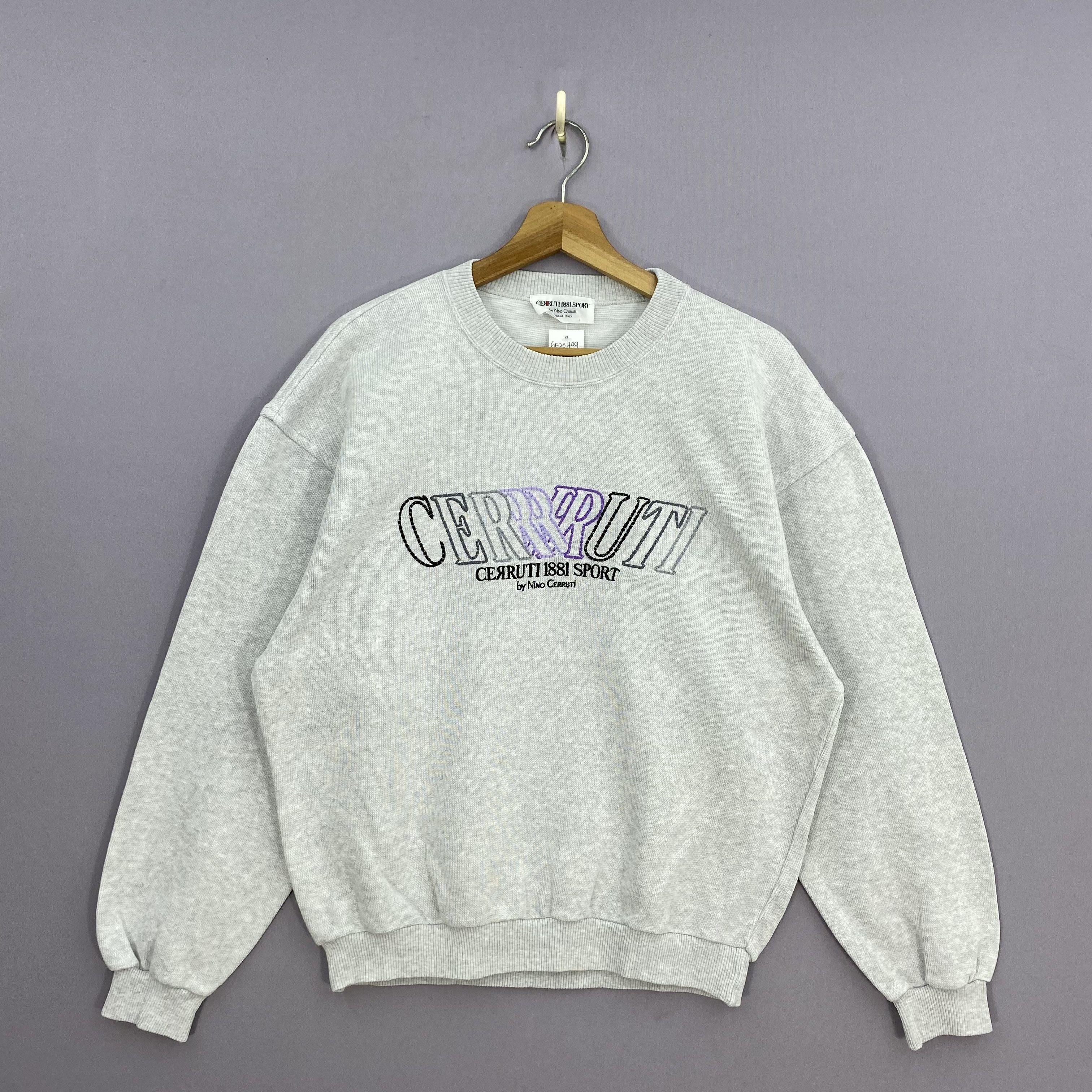 Vintage Vintage 90s Cerruti 1881 Sport Embroidered Sweatshirt Size US M / EU 48-50 / 2 - 2 Thumbnail