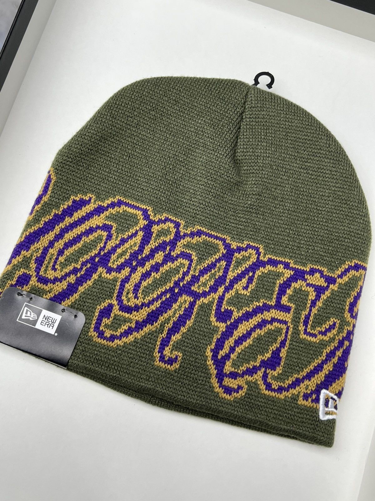Supreme Supreme New Era Cursive Beanie Size ONE SIZE - 3 Thumbnail
