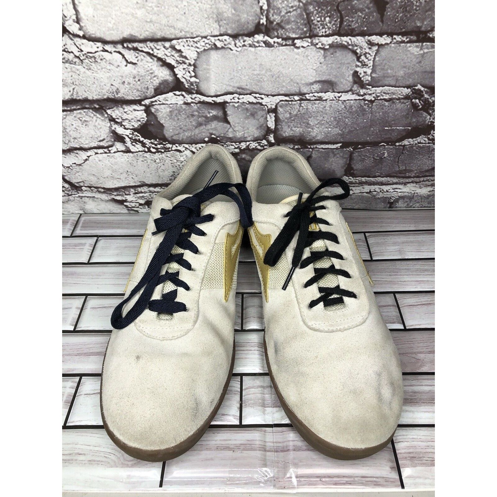 Lakai Lakai Cambridge Beige Suede Blue Tan Fabric Low Lace Up Snea Size US 11 / EU 44 - 16 Thumbnail