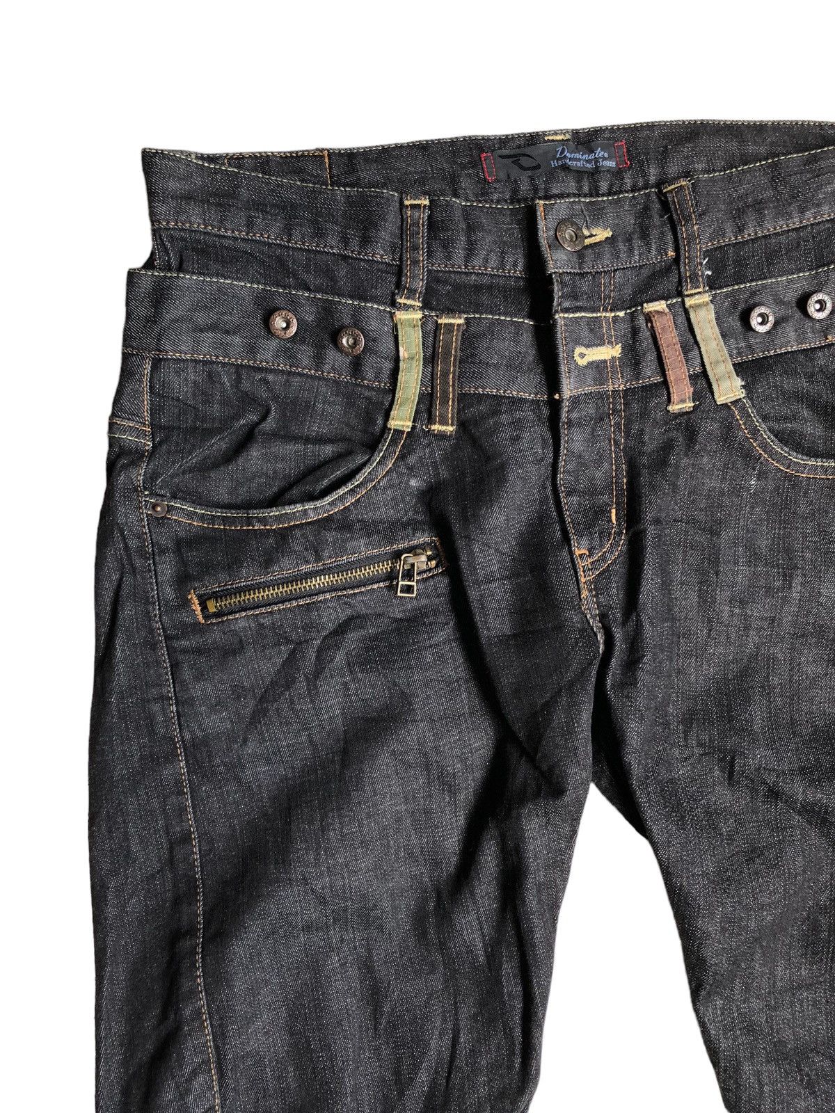 If Six Was Nine Japanese Brand Dominate Double Waist Jeans Size US 32 / EU 48 - 5 Thumbnail