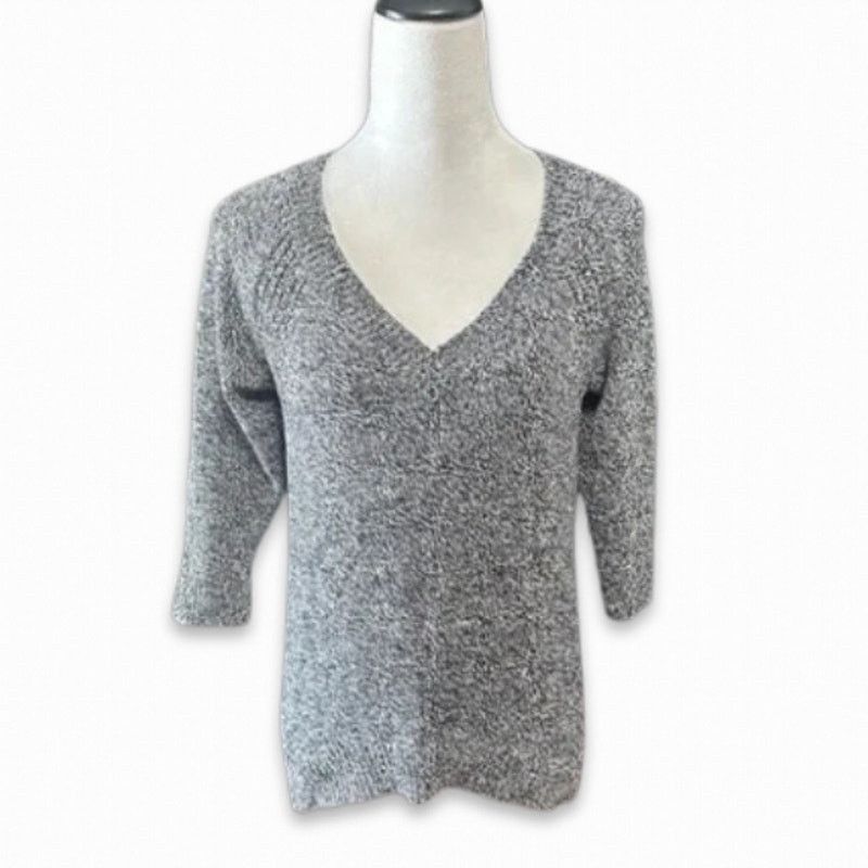 Other Lilla P Pullover Sweater 3/4 Sleeve Heathered Gray Womens XS Size XS / US 0-2 / IT 36-38 - 1 Thumbnail