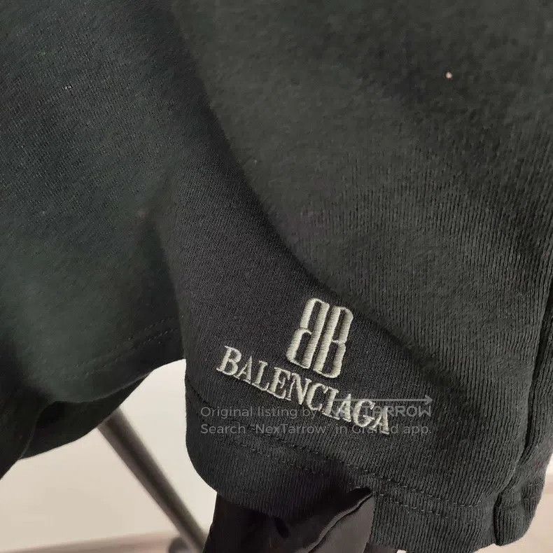 Balenciaga Balenciaga size XS Cotton Linen Shorts, XS, Black Size US 27 - 3 Thumbnail