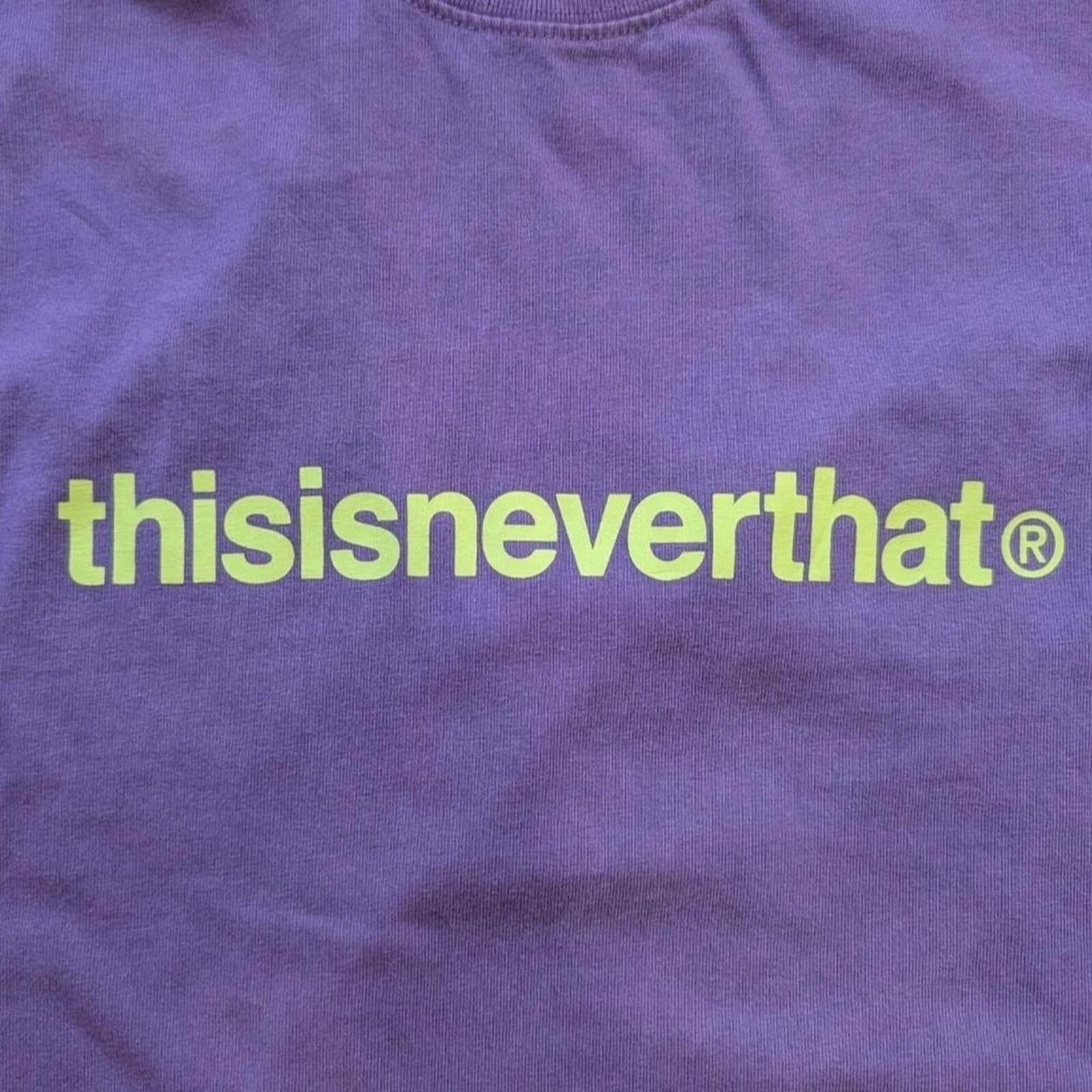 thisisneverthat thisisneverthat Purple Logo Long Sleeve T-Shirt Small Size US S / EU 44-46 / 1 - 3 Thumbnail