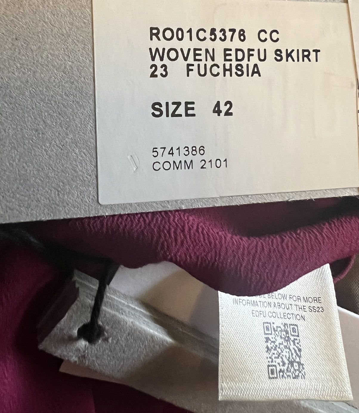Rick Owens Rick Owens Gathered Asymmetric Crepe Maxi Skirt Size 28" / US 6 / IT 42 - 7 Thumbnail