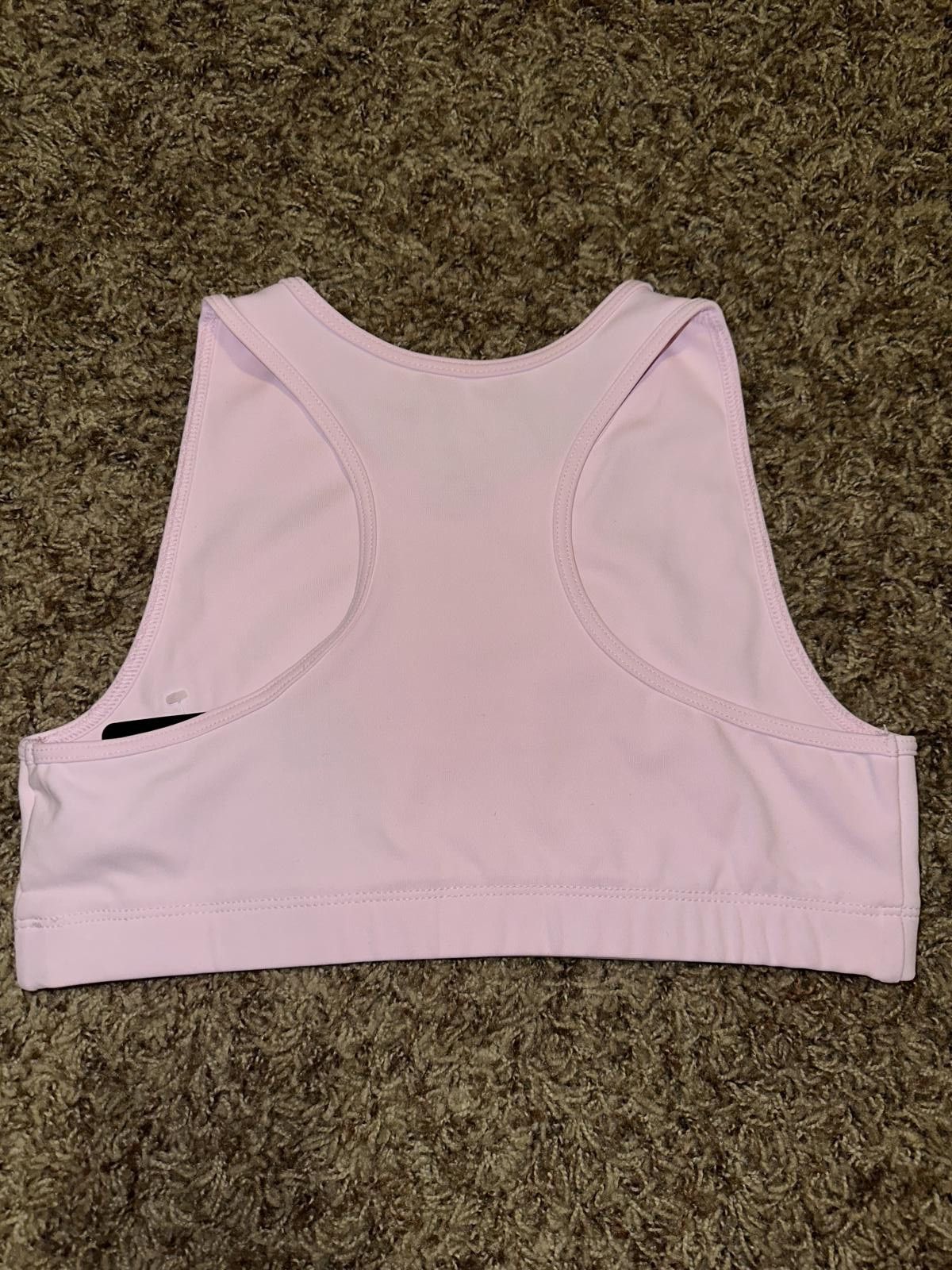 Designer Jordan Jumpman Kids Girls Pink Sports Bra Size ONE SIZE - 2 Thumbnail