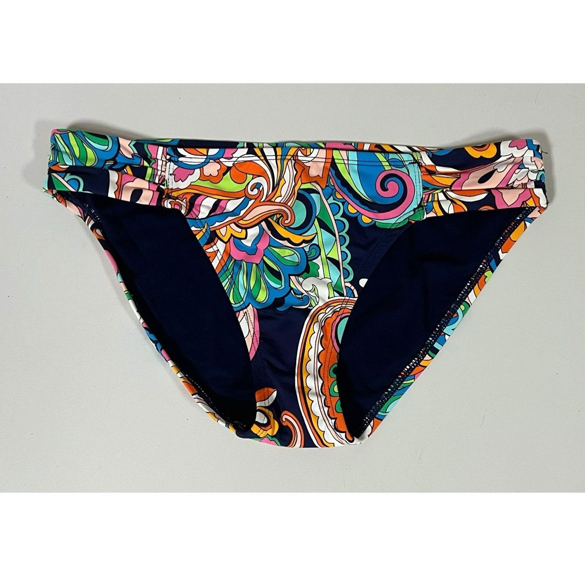 Tommy Bahama Tommy Bahama Navy Blue Paisley Bikini Bottoms Size S 💙🌸✨ Size 27" / US 4 / IT 40 - 2 Thumbnail