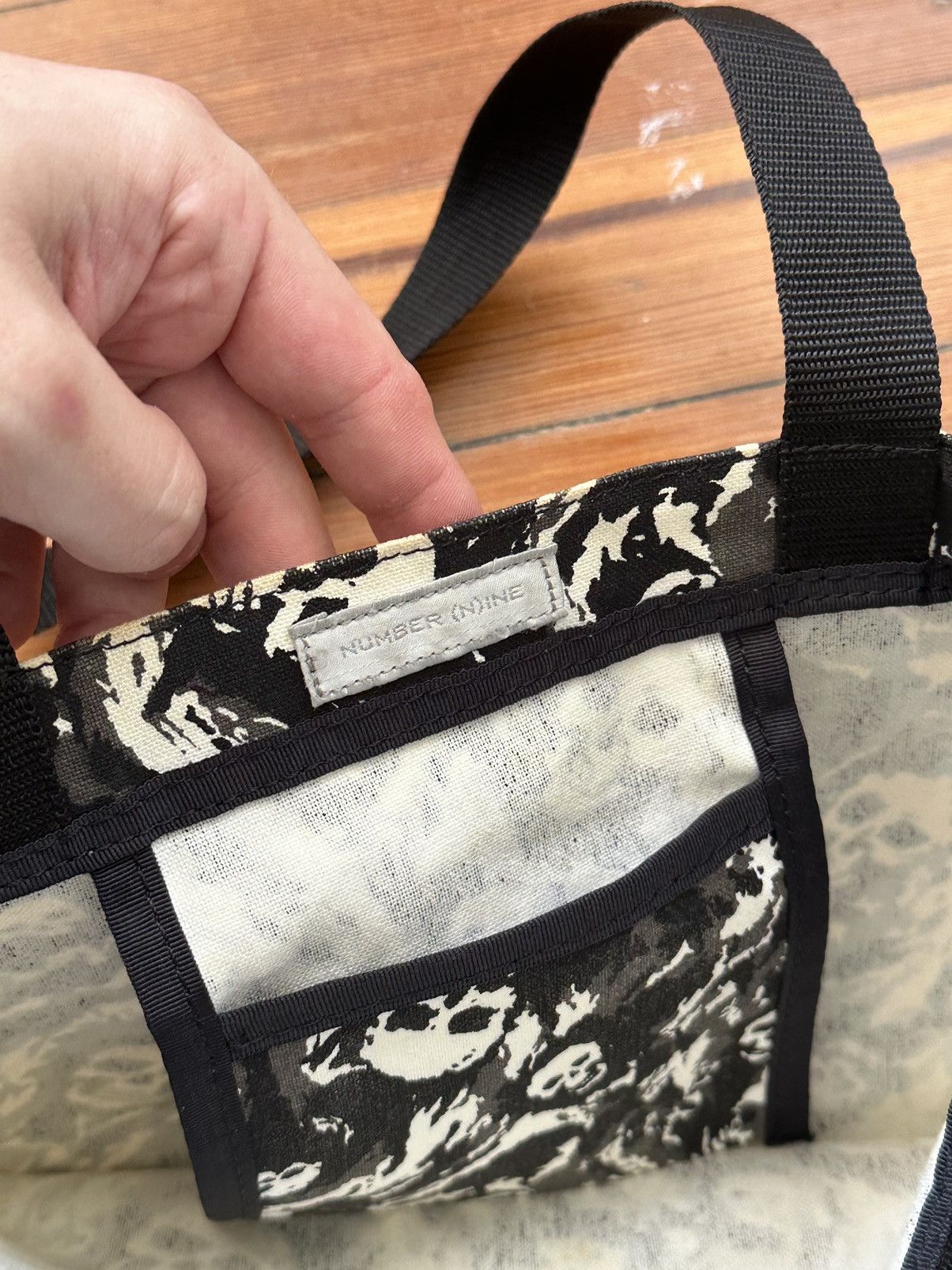 Number (N)ine S/S 2001 Number (N)ine Takahiro Skull Tote Bag Size ONE SIZE - 6 Thumbnail