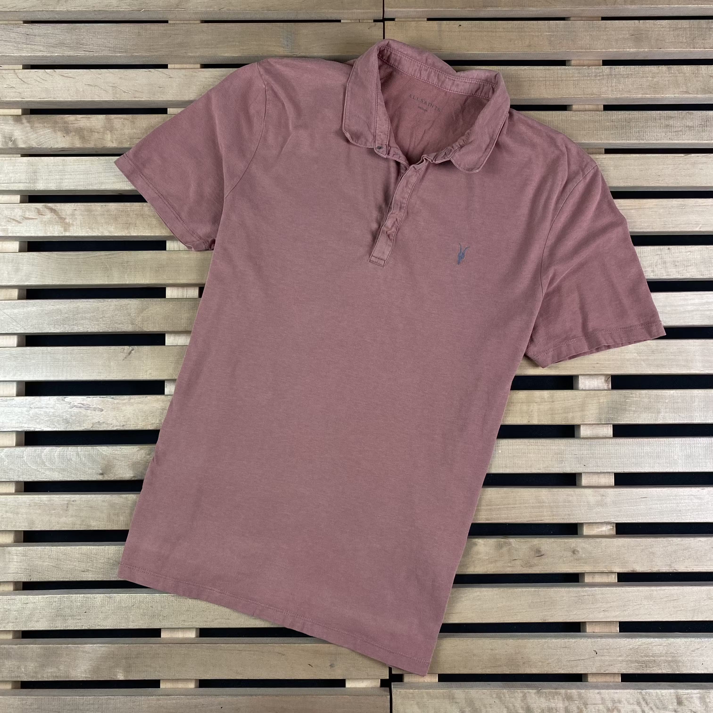 Allsaints Mens Polo T-Shirt Allsaints Size M Size US M / EU 48-50 / 2 - 1 Thumbnail