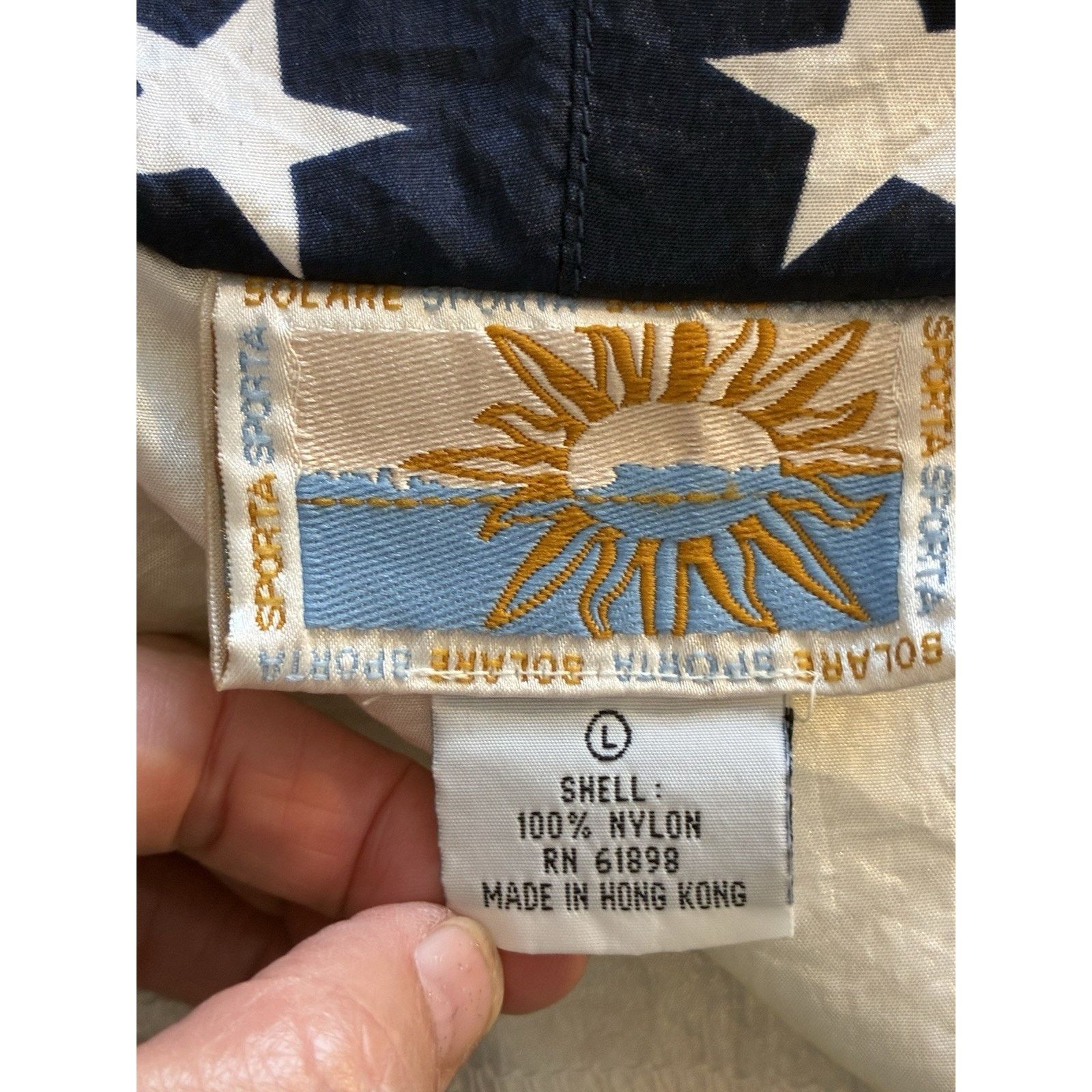 Other VTG 80s USA Flag Jacket Convert Backpack Parachute America L Size US L / EU 52-54 / 3 - 6 Thumbnail