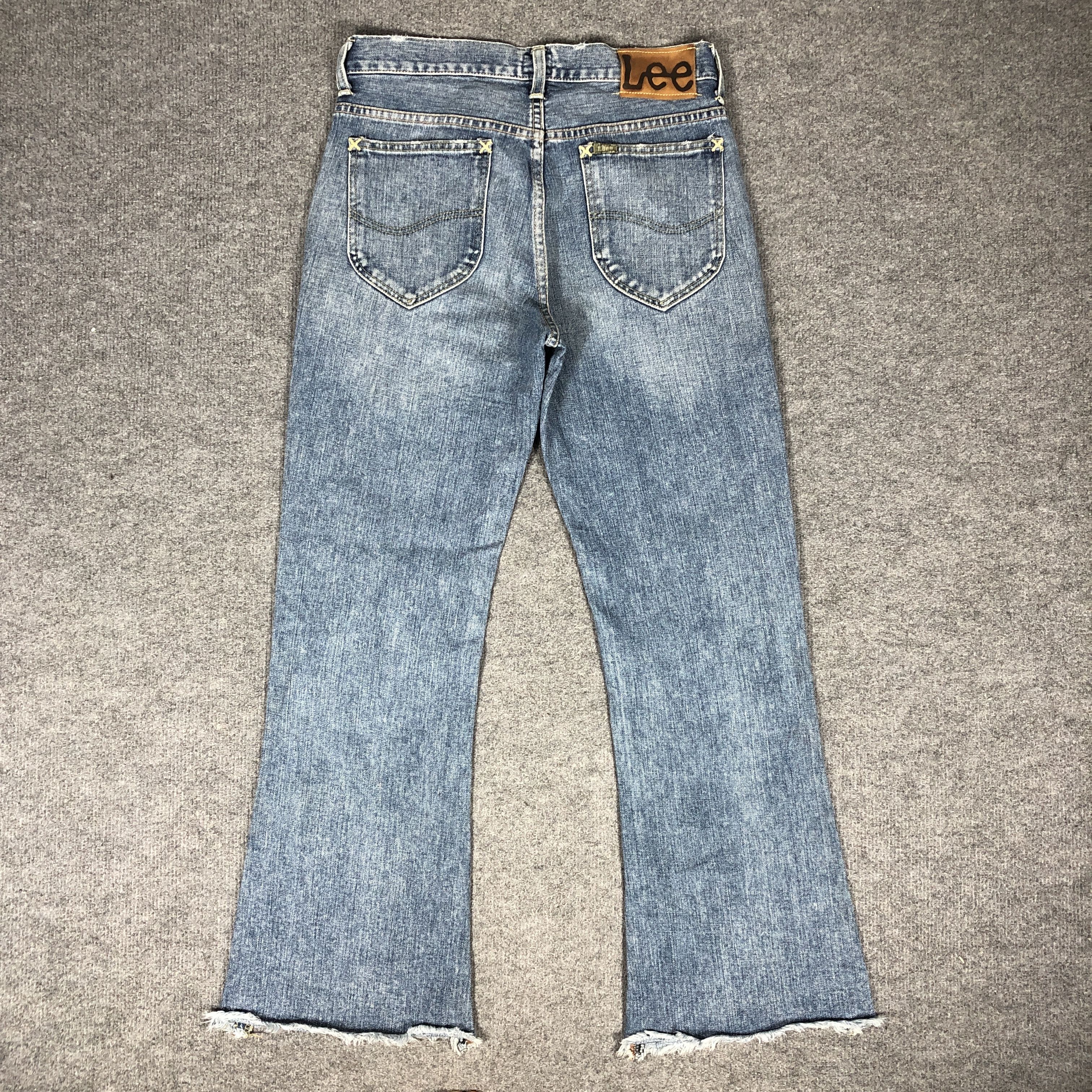 Lee × Vintage Womens Vintage Lee Jeans Distress Light Blue Wash L1215W Size 30" / US 8 / IT 44 - 5 Thumbnail