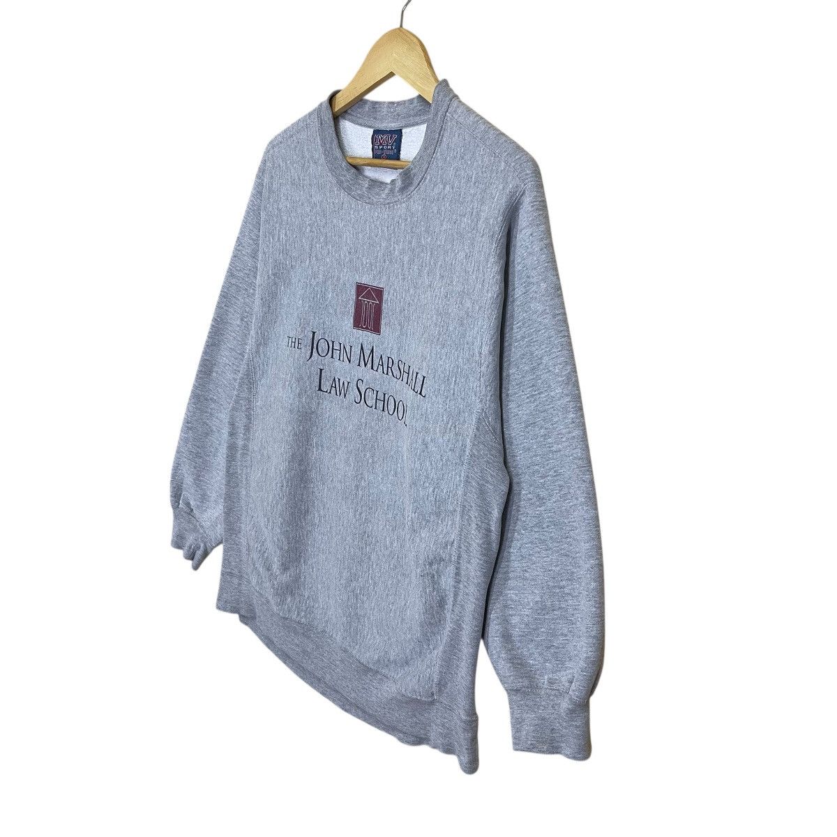 Vintage Vintage 90s The John Marshall Law School Big Logo Sweatshirt Size US L / EU 52-54 / 3 - 3 Thumbnail