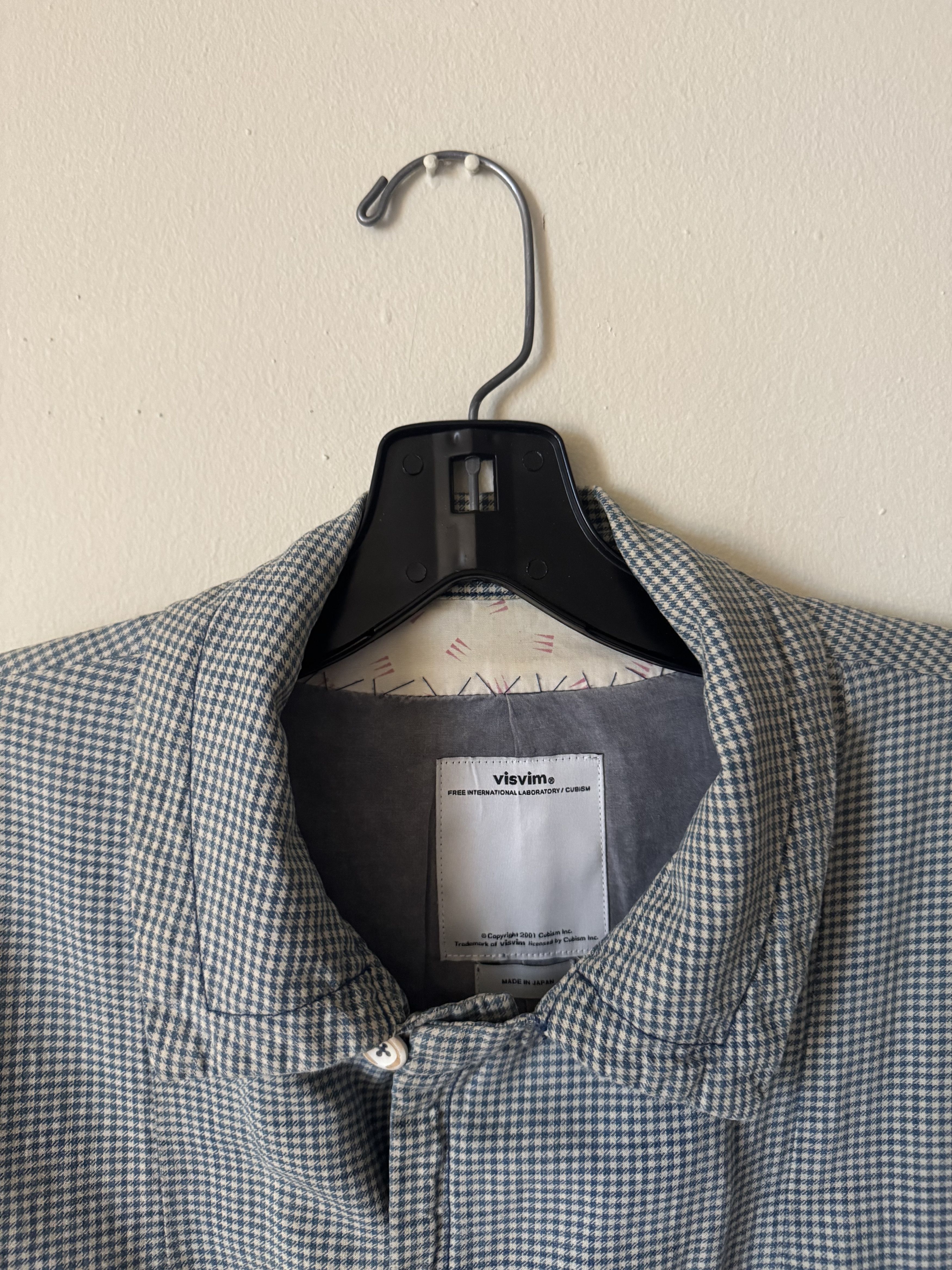 Visvim Blue Checkered Mies Coat Size US S / EU 44-46 / 1 - 4 Thumbnail