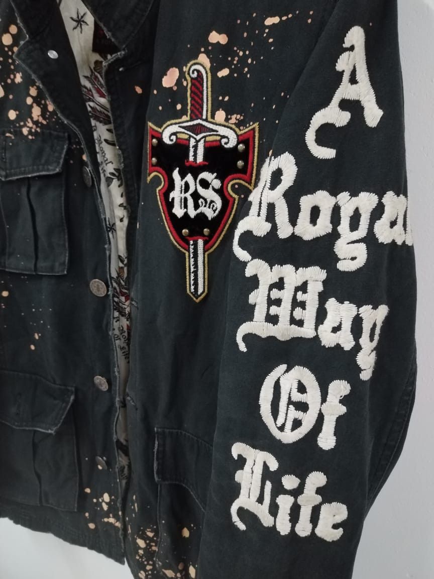 Best Offer❗Vintage Rebel Spirit Army Style Jacket