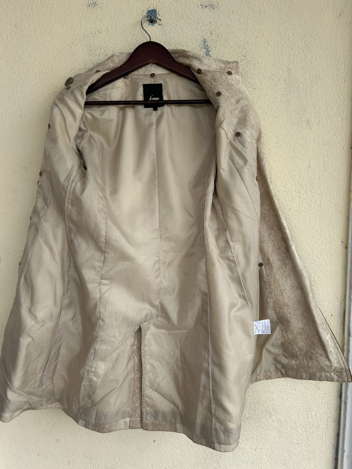 Tornado Mart Femme Tornado Mart Double Breasted Fur Jacket Size XS / US 0-2 / IT 36-38 - 3 Thumbnail