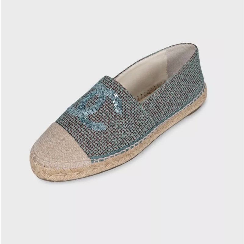Chanel Chanel Sequin-Embellished Espadrilles - Size 40 Size US 9 / IT 39 - 3 Thumbnail