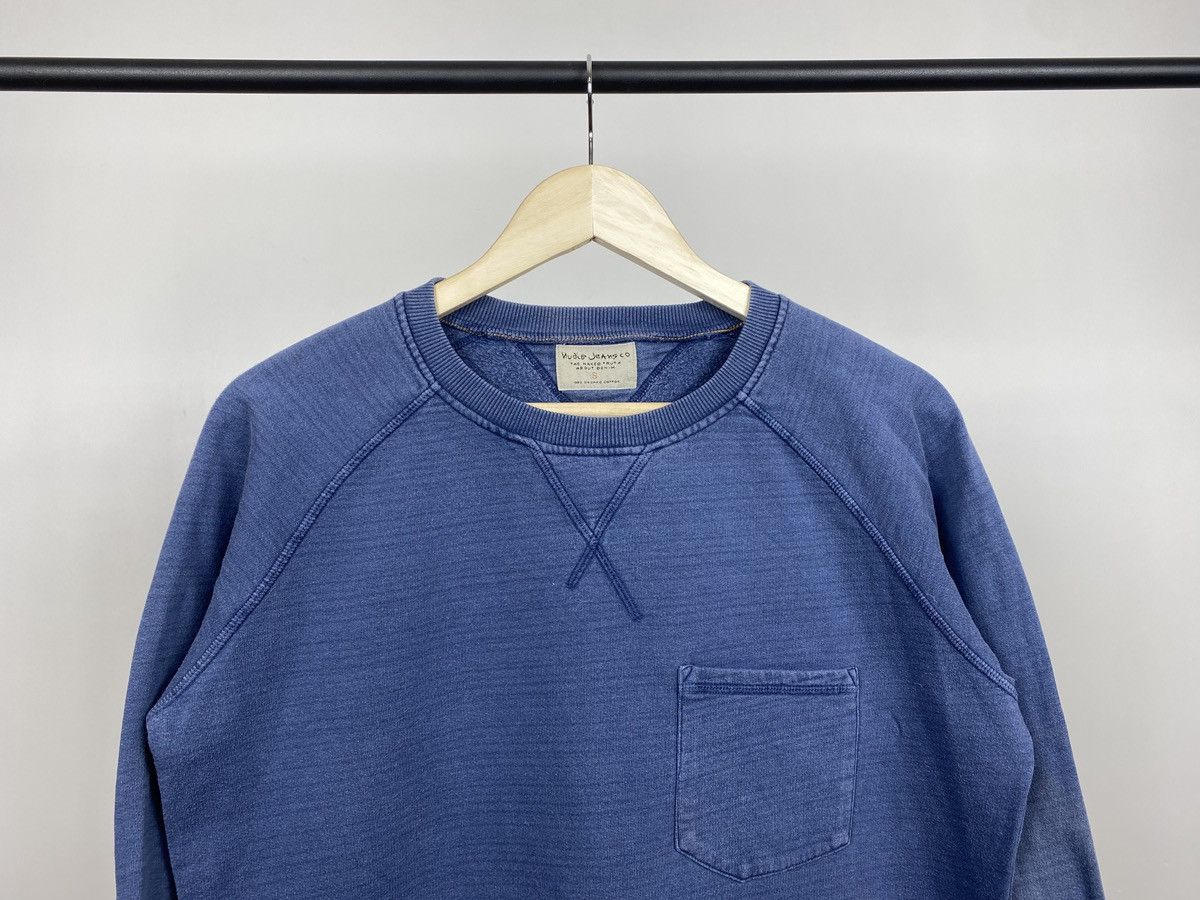 Nudie Jeans Nudie Sweatshirt Pocket Vintage Dyed Sunfaded Size US S / EU 44-46 / 1 - 3 Thumbnail