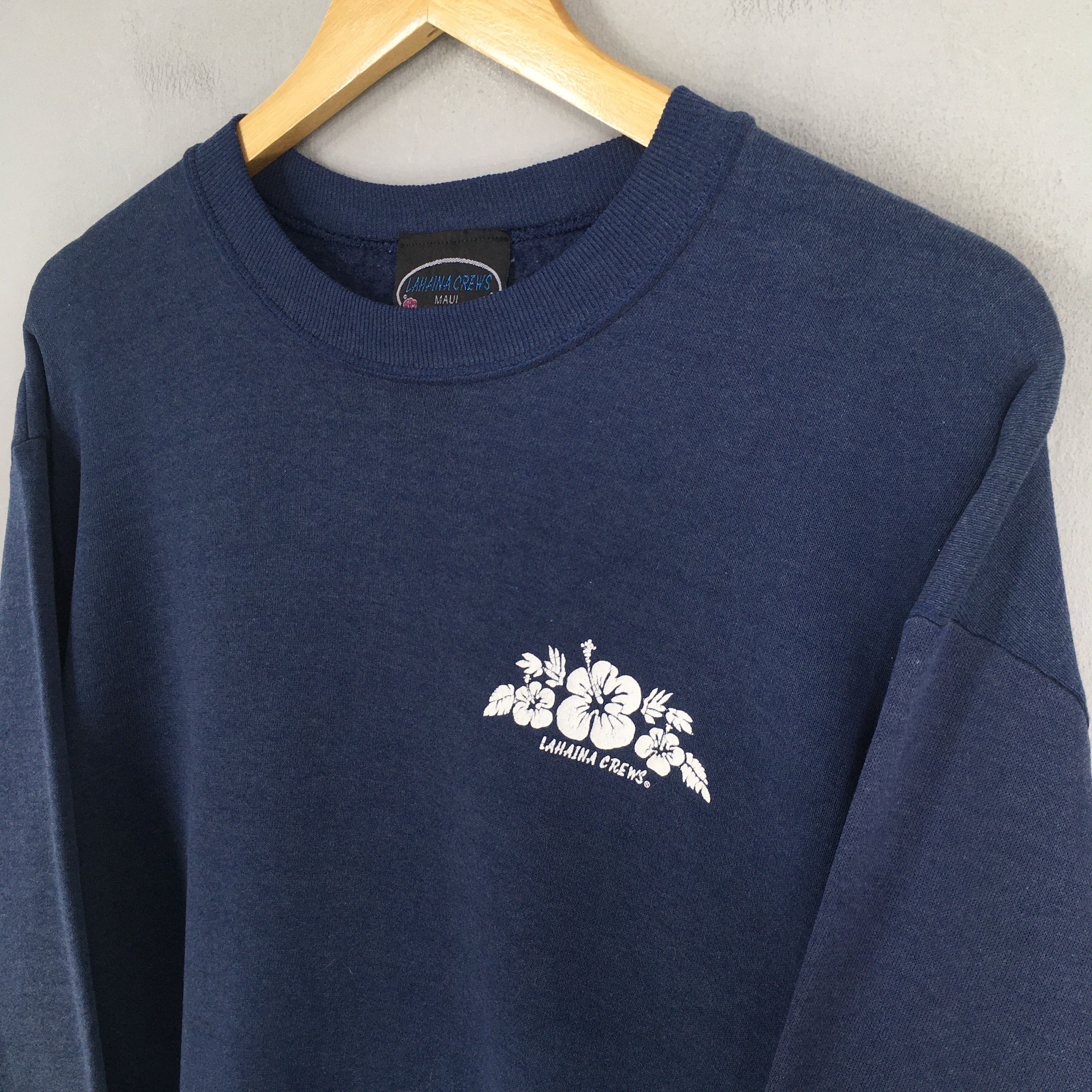Jerzees Vintage Lahaina Maui Hawaii Sweatshirt Medium Size US M / EU 48-50 / 2 - 3 Thumbnail