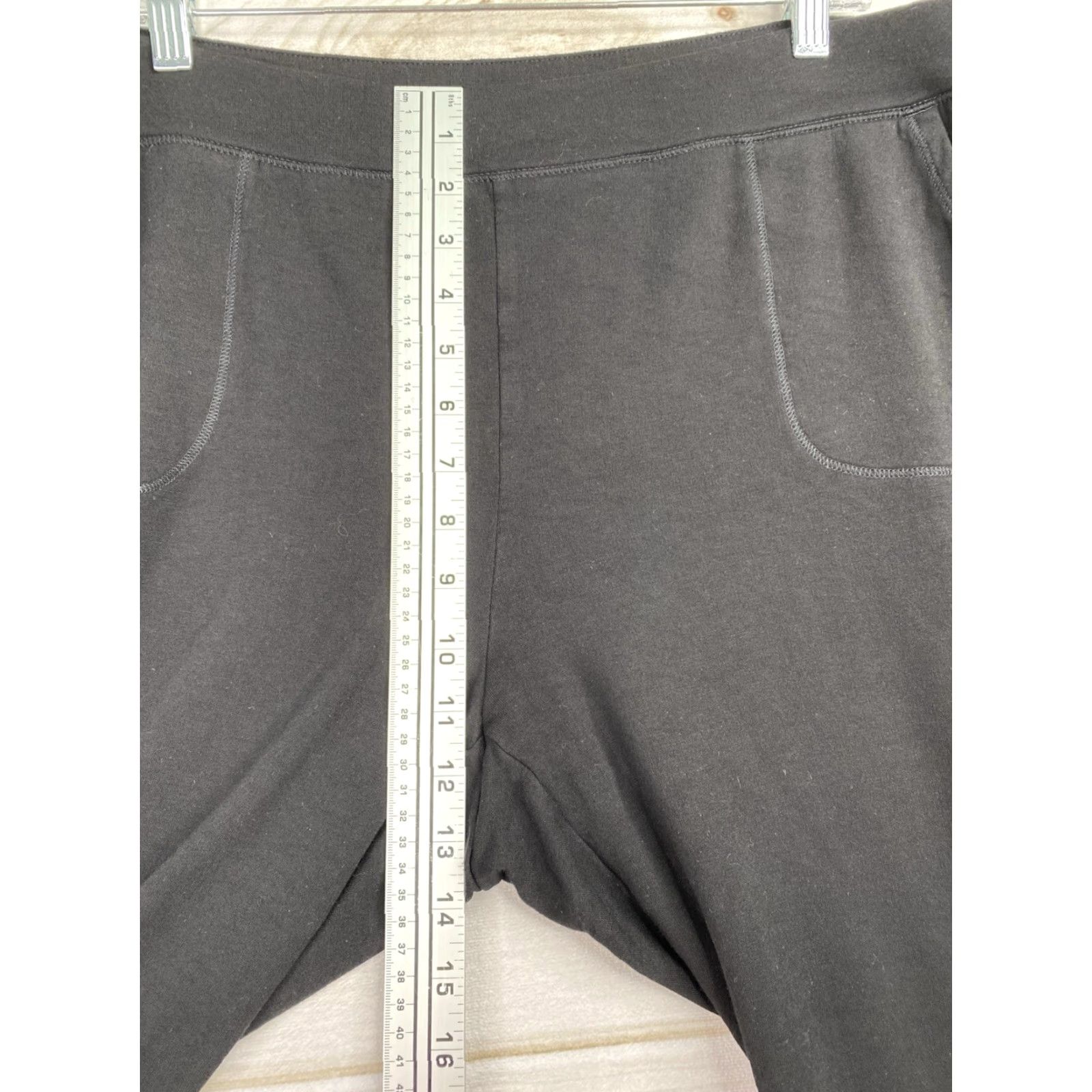 Vintage Chicos Zenergy Leggings Womens XL 3P 16/18P Black Stretch Soft Ankle Pants Size 40" / US 18 - 4 Thumbnail