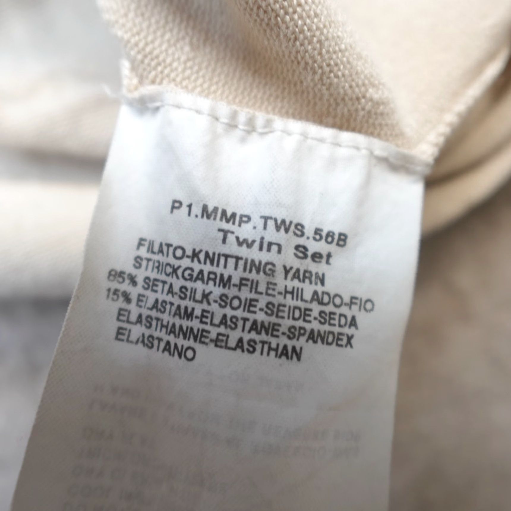 Max Mara Max Mara Blouse Shirt Womens Top Large Beige Sleeveless Silk Blend Elasticodiene L Beige Casual Womens Size L / US 10 / IT 46 - 4 Thumbnail