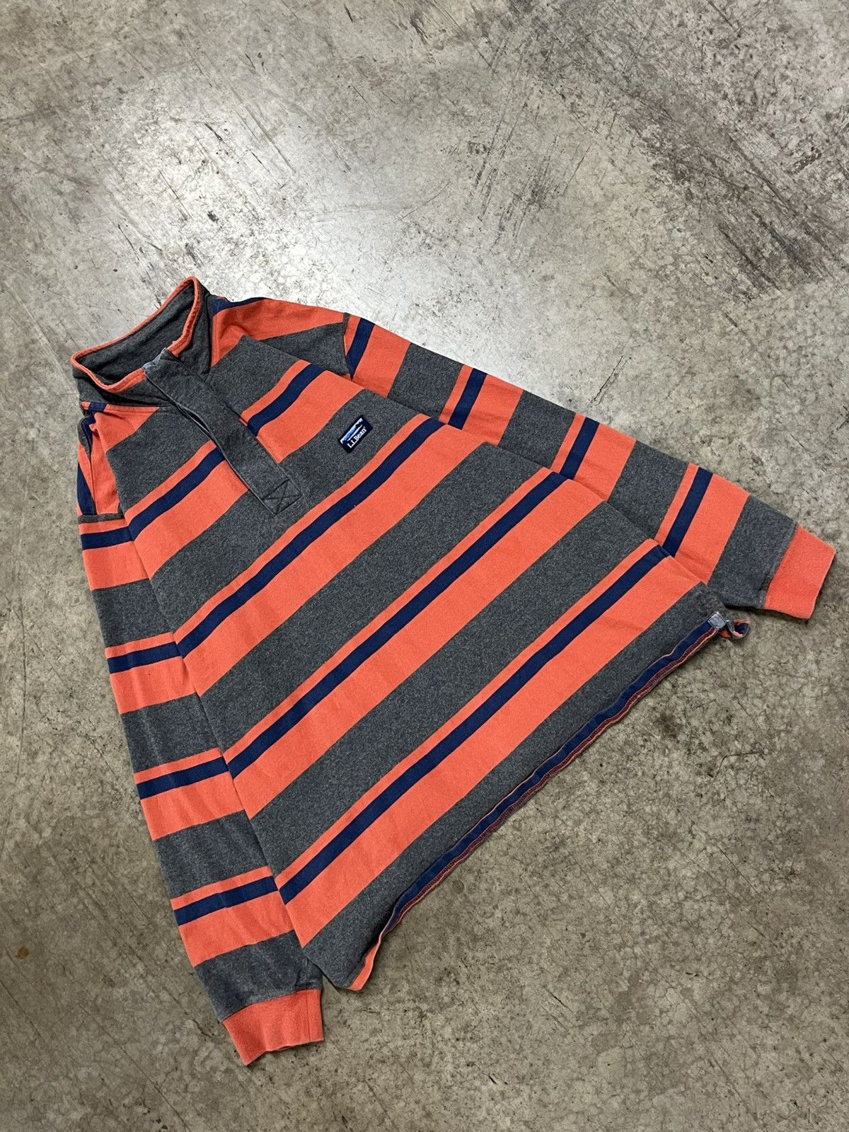 L.L. Bean × Vintage LL bean stripped rugby shirt vintage streetwear preppy rare Size US XL / EU 56 / 4 - 2 Thumbnail