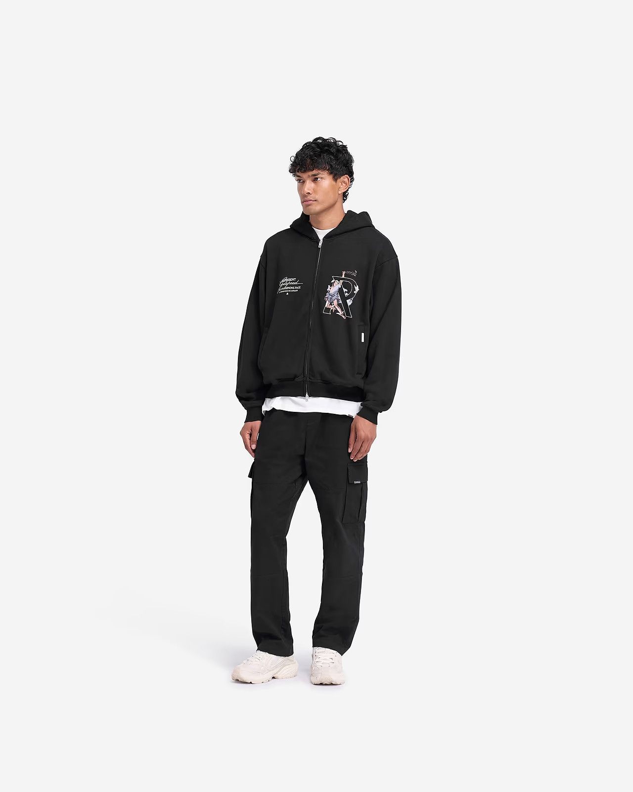 Represent Clo. o1mle1125 Hermes Zip Hoodie in Black Size US S / EU 44-46 / 1 - 7 Thumbnail