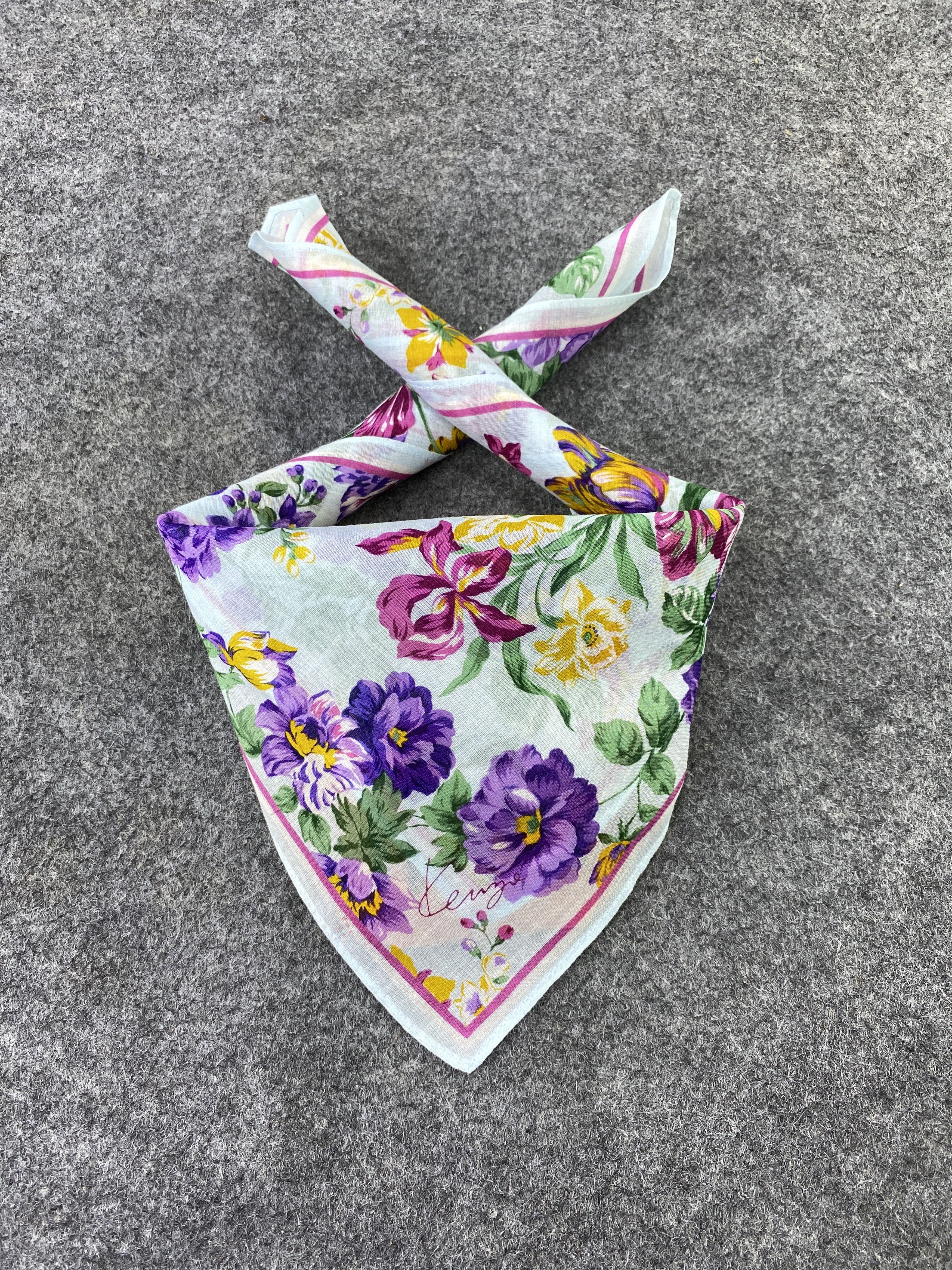 Kenzo Kenzo Handkerchief / Bandana / Neckerchief / Headscarf-B406 Size ONE SIZE - 2 Thumbnail