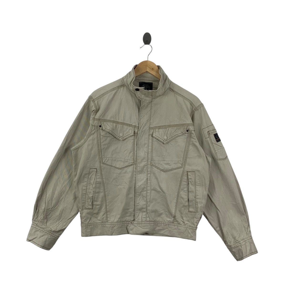Other EVENRIVER JAPAN WORKWEAR Denim Jeans Jacket Windbreaker Size US L / EU 52-54 / 3 - 3 Thumbnail