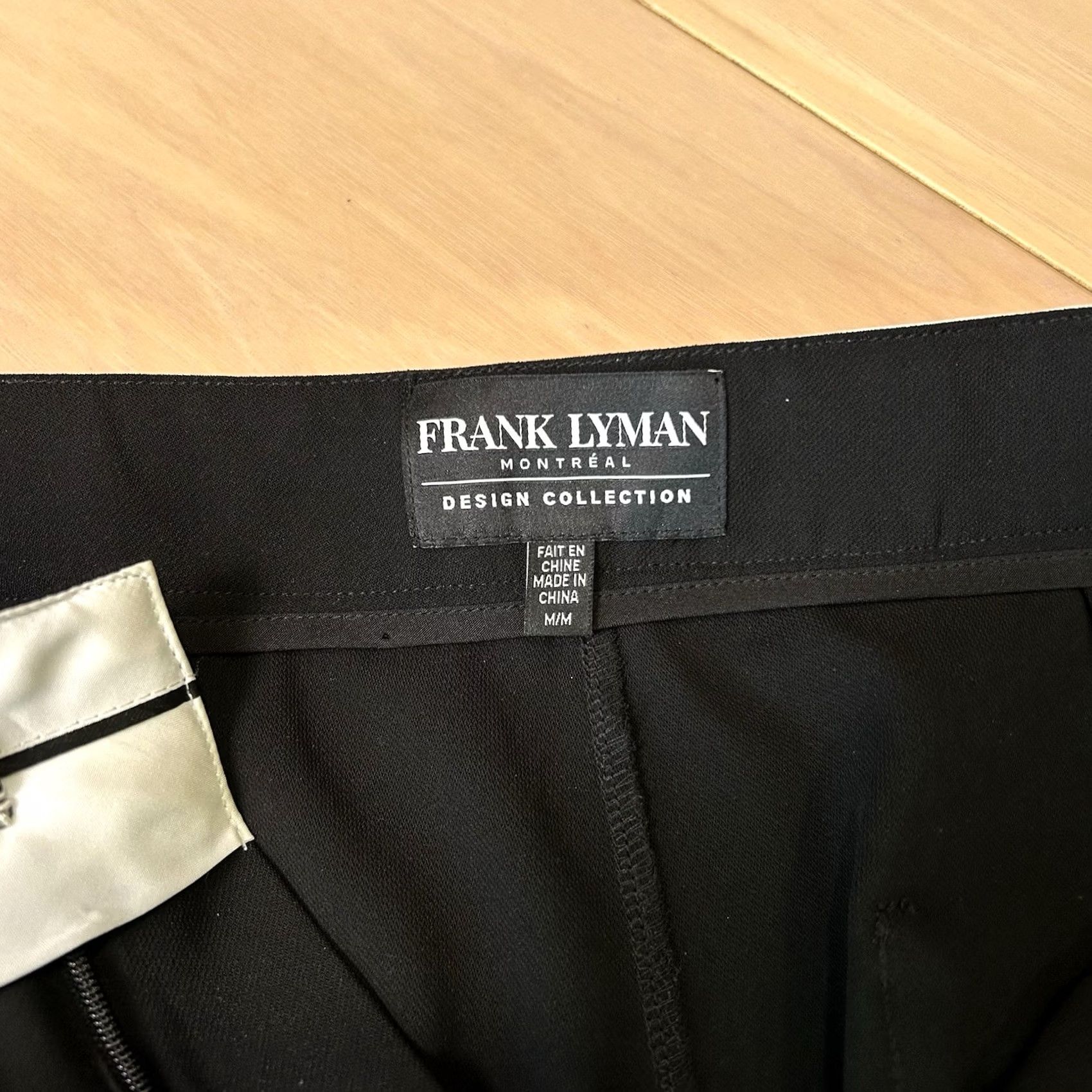Vintage Frank Lyman Pant Black Women’s Medium Dress Size 32" / US 10 / IT 46 - 4 Thumbnail