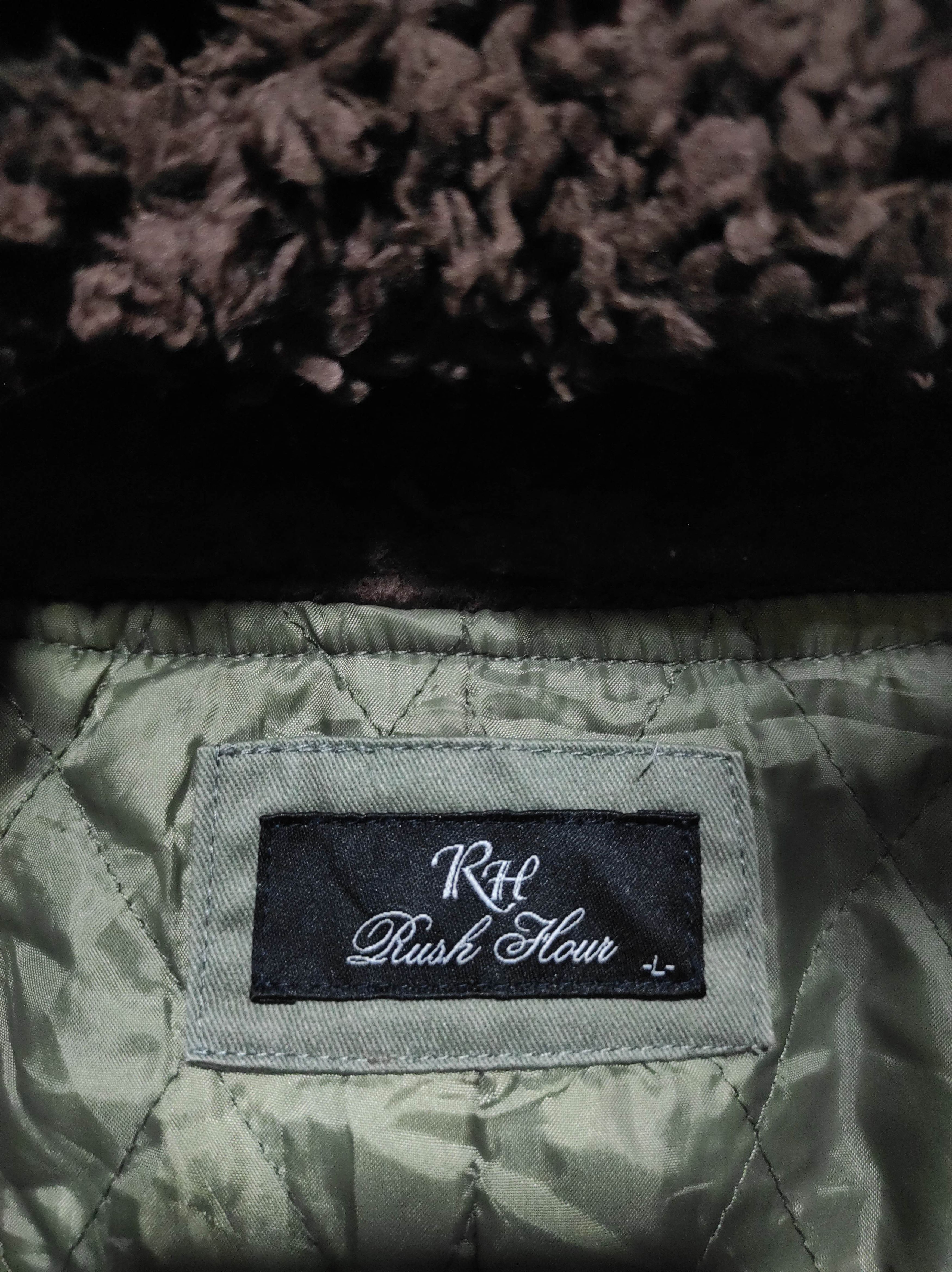 Japanese Brand Rush Hour zip fur hoodie parka Jacket LGB style Size US L / EU 52-54 / 3 - 16 Thumbnail