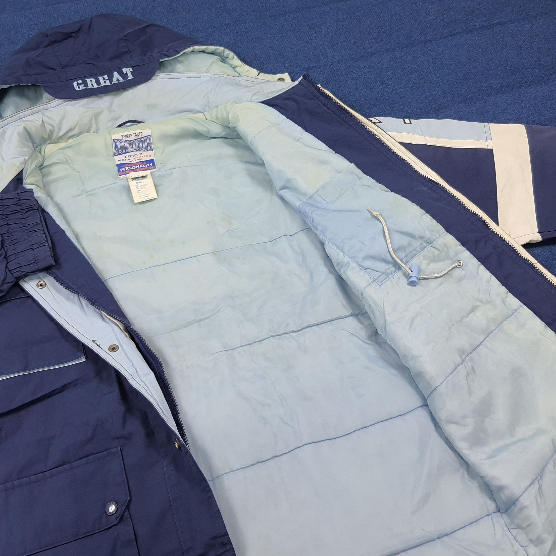 Vintage Vtg 90s GQford Club Team Sport Parka Jacket NYC C284N4 Size US L / EU 52-54 / 3 - 11 Thumbnail