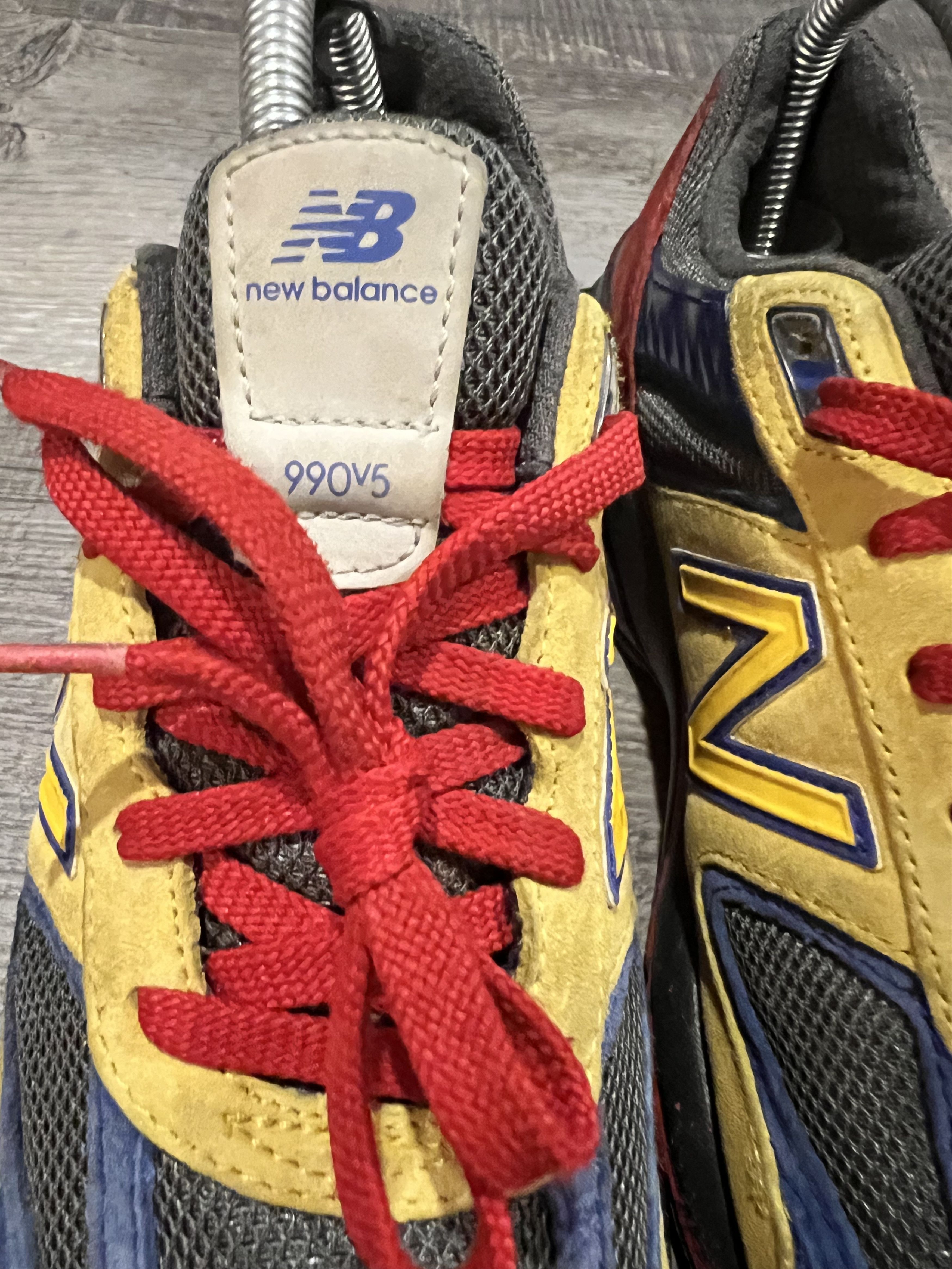 New Balance × Vintage NEW BALANCE • 990v5 "EAT" (5.5M) Size US 5.5 / EU 38 - 10 Thumbnail