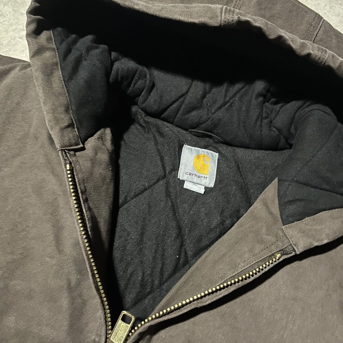Carhartt Vintage Mocha Brown Carhartt Jacket Size US XL / EU 56 / 4 - 3 Thumbnail