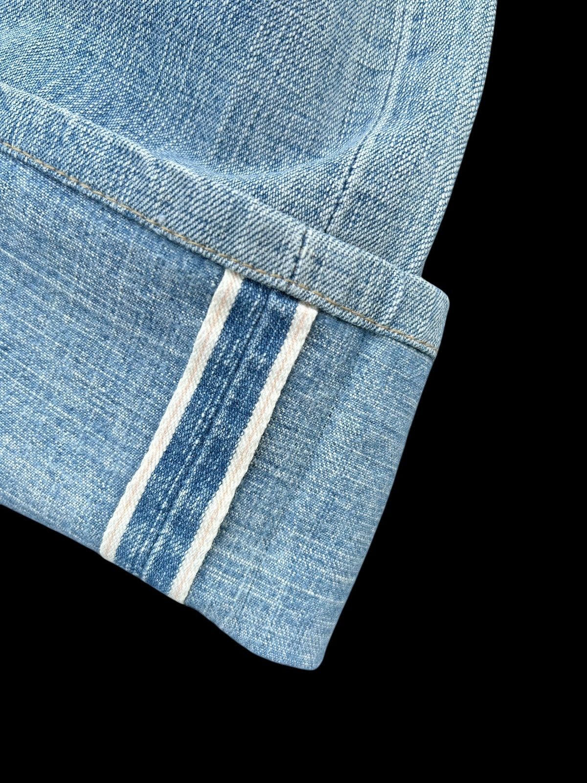 Kapital Vintage Edwin 505ZX Selvedge Distressed Faded Denim Jeans Size US 30 / EU 46 - 3 Thumbnail