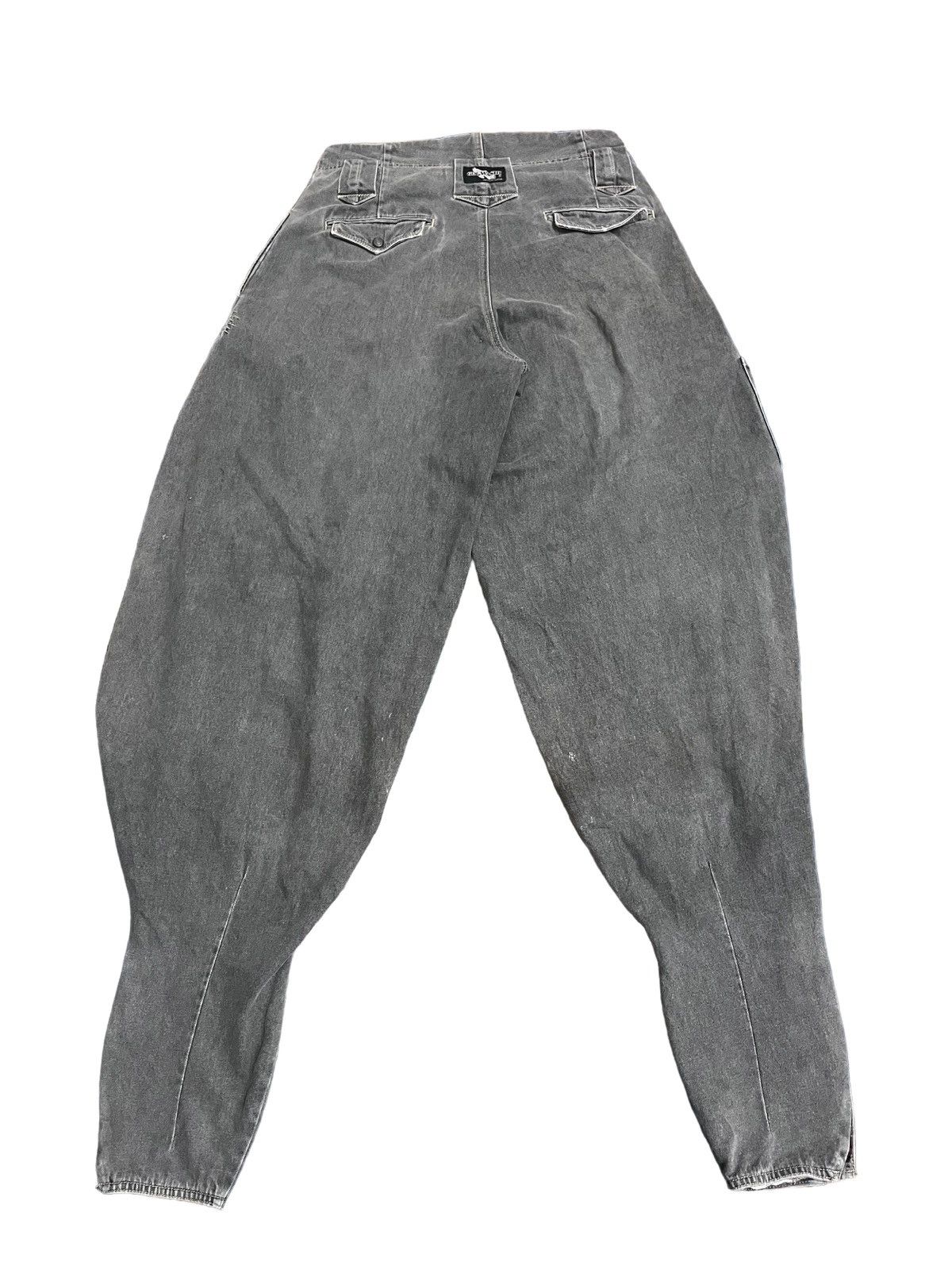 Japanese Brand Vintage Ginwash Grey Monster Workwear Baggy Carpenter Denim Size US 32 / EU 48 - 8 Thumbnail