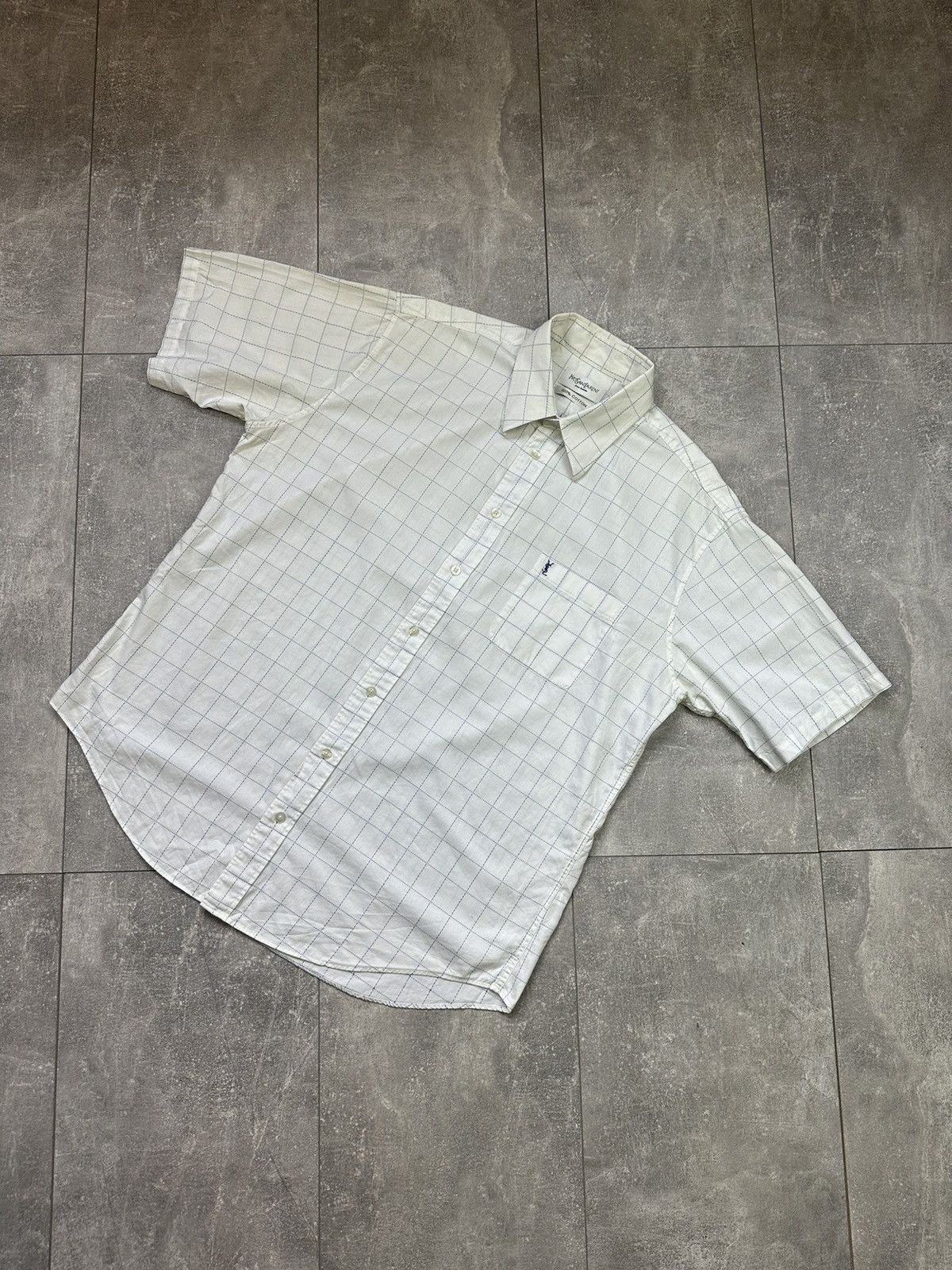 Other YvesSaintLauren Small Logo Luxury Shirts Button Up Size US L / EU 52-54 / 3 - 3 Thumbnail