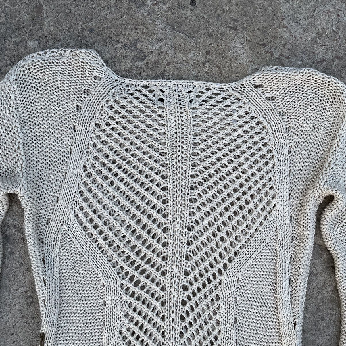 Japanese Brand Vintage Avant Garde knitted Sweater Y2K 90s USA Longsleeve Size M / US 6-8 / IT 42-44 - 15 Thumbnail