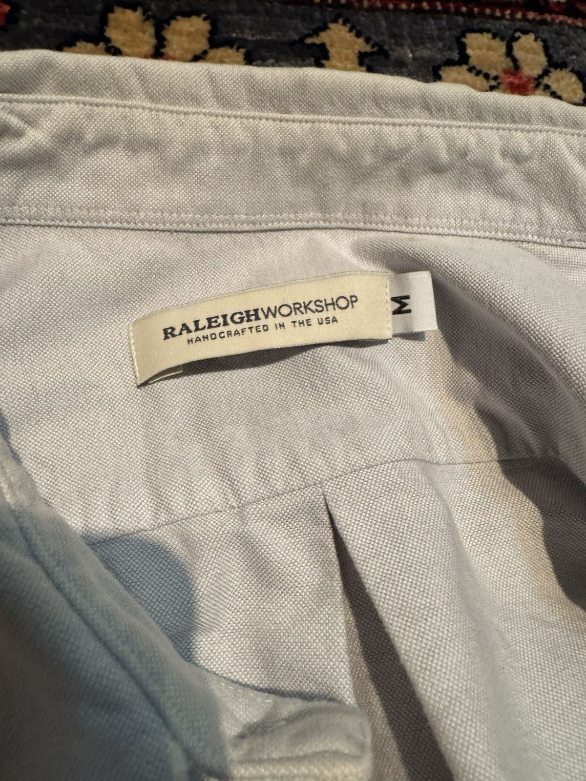 Raleigh Denim Raleigh Denim Grey Oxford Button Up (M) Size US M / EU 48-50 / 2 - 3 Thumbnail