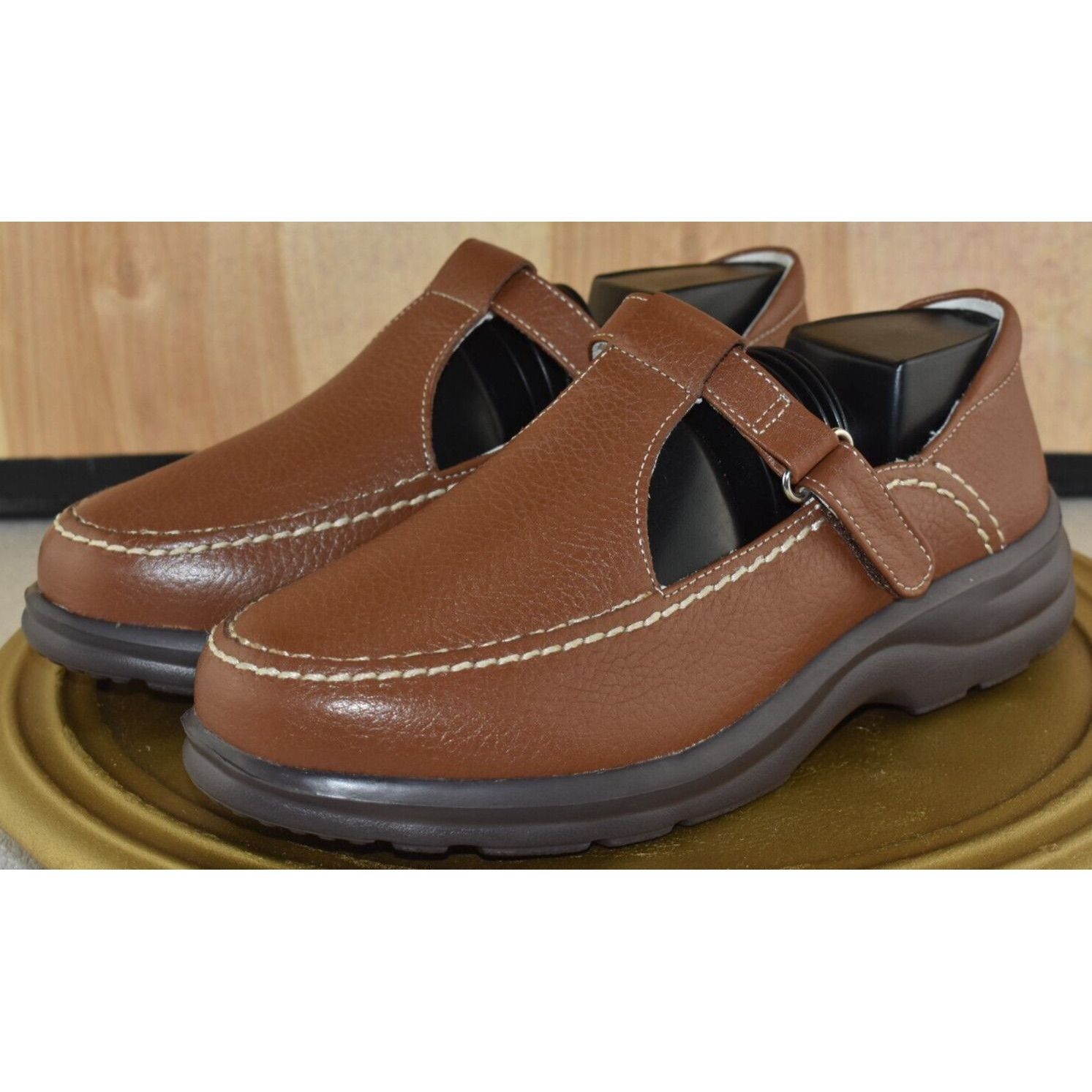 Dr Comfort Womens Lulu Brown Leather Mary Jane Diabetic Orth Shoes (Size 7.5)