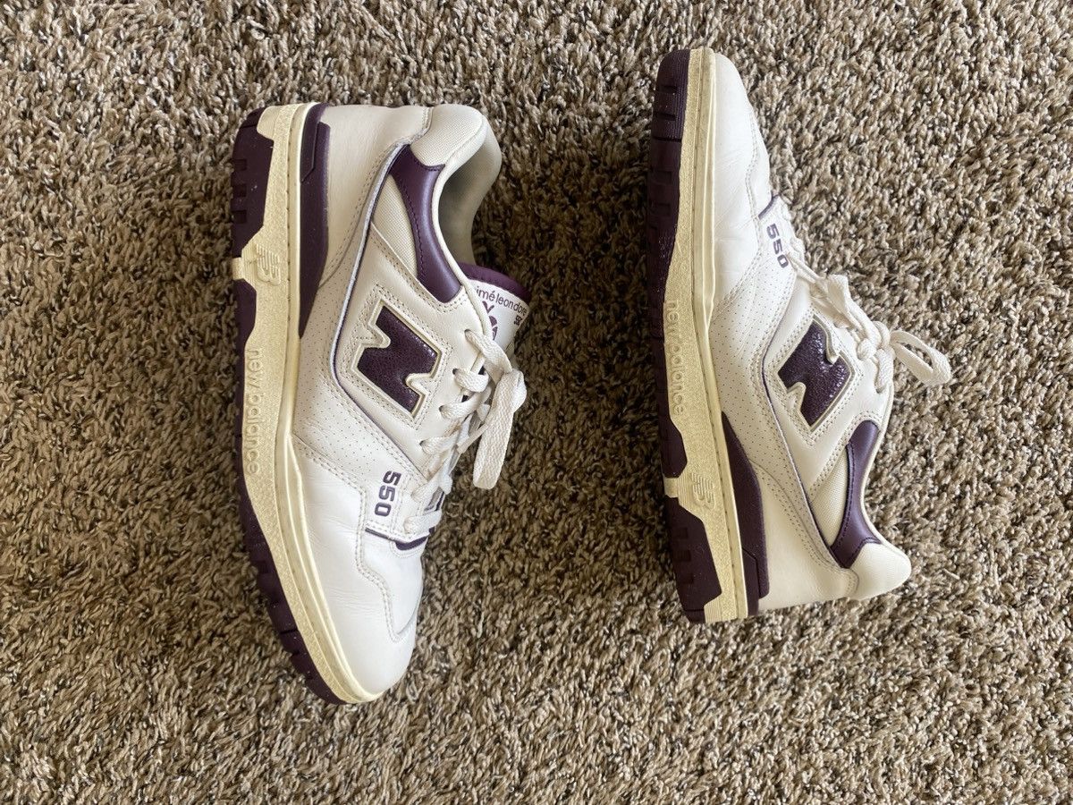 Aime Leon Dore × New Balance New Balance x Aime Leon Dore 550 Shoes Purple/white size 12 Size US 12 / EU 45 - 2 Thumbnail