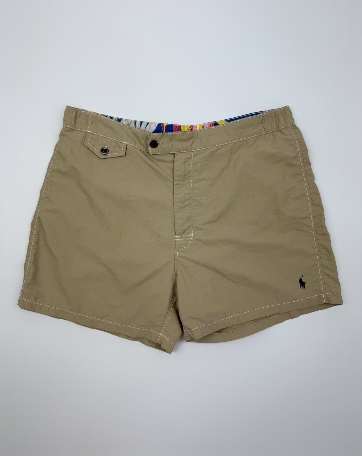 Polo Ralph Lauren 1990’s Vintage Polo Ralph Lauren Swim Shorts Size US 32 / EU 48 - 1 Thumbnail