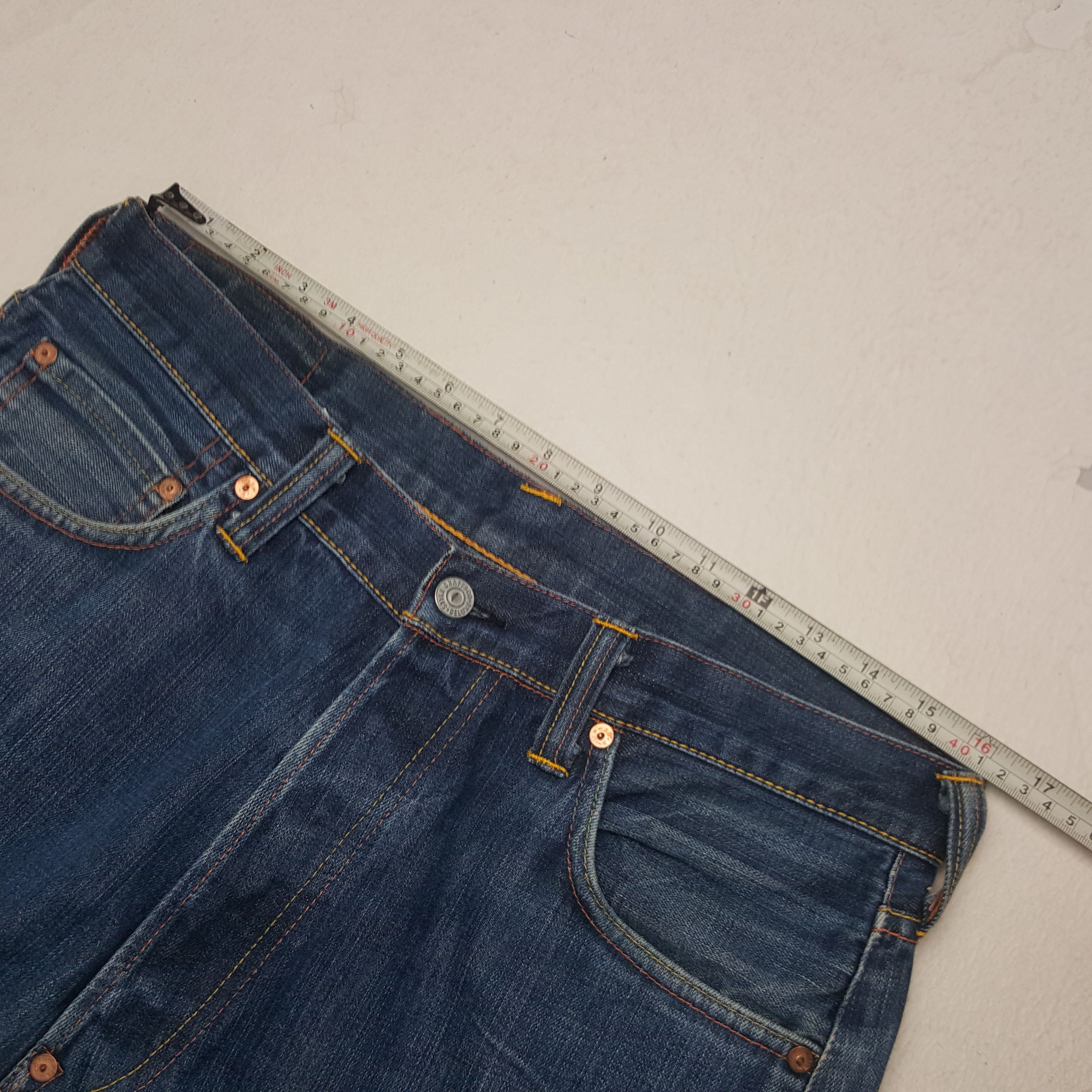 Evisu × Vintage Vintage Evisu Japan Custom Rare Daicock Denim Jeans Size US 32 / EU 48 - 7 Thumbnail