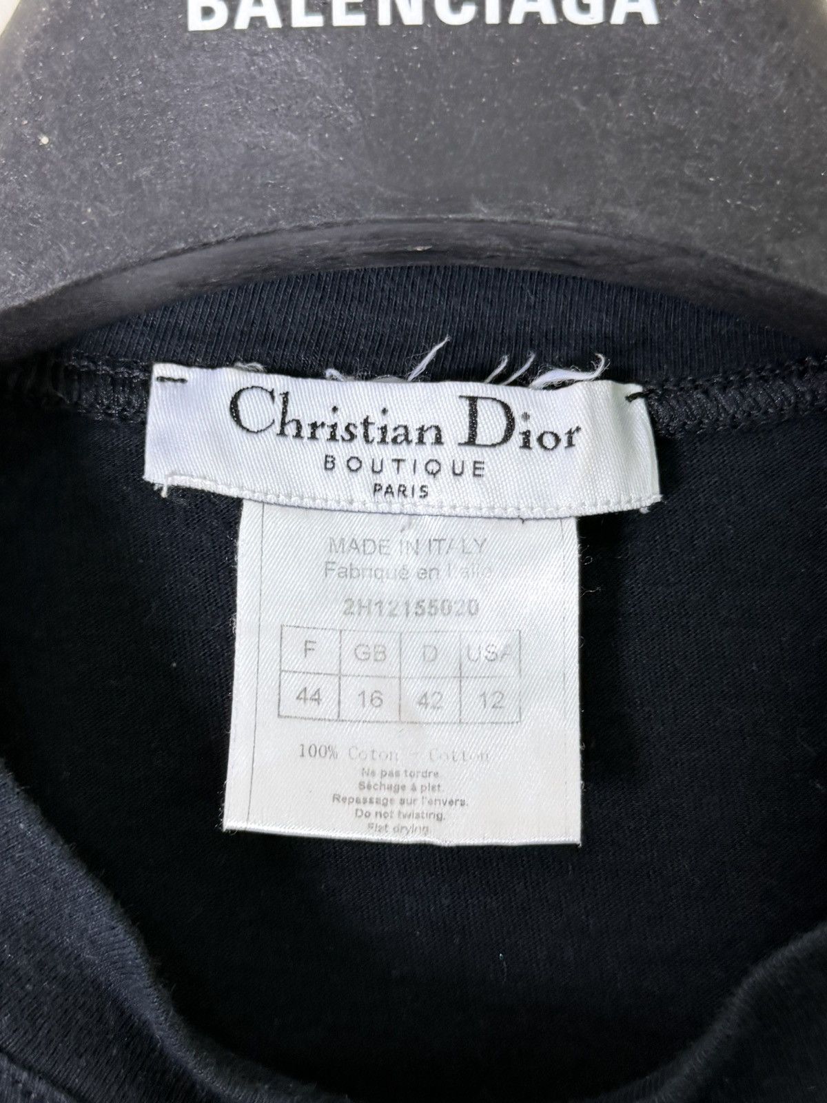 Dior Christian Dior by John Galliano T-Shirt “Dior Addict” Size L / US 10 / IT 46 - 4 Thumbnail