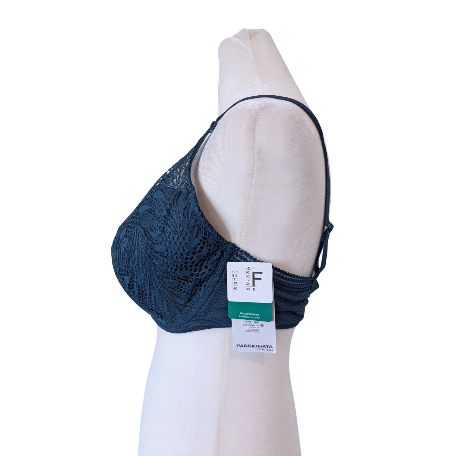 Other NWT Passionata Blue Ming Thelma Plunge T-Shirt Bra 36DDD Size ONE SIZE - 4 Thumbnail