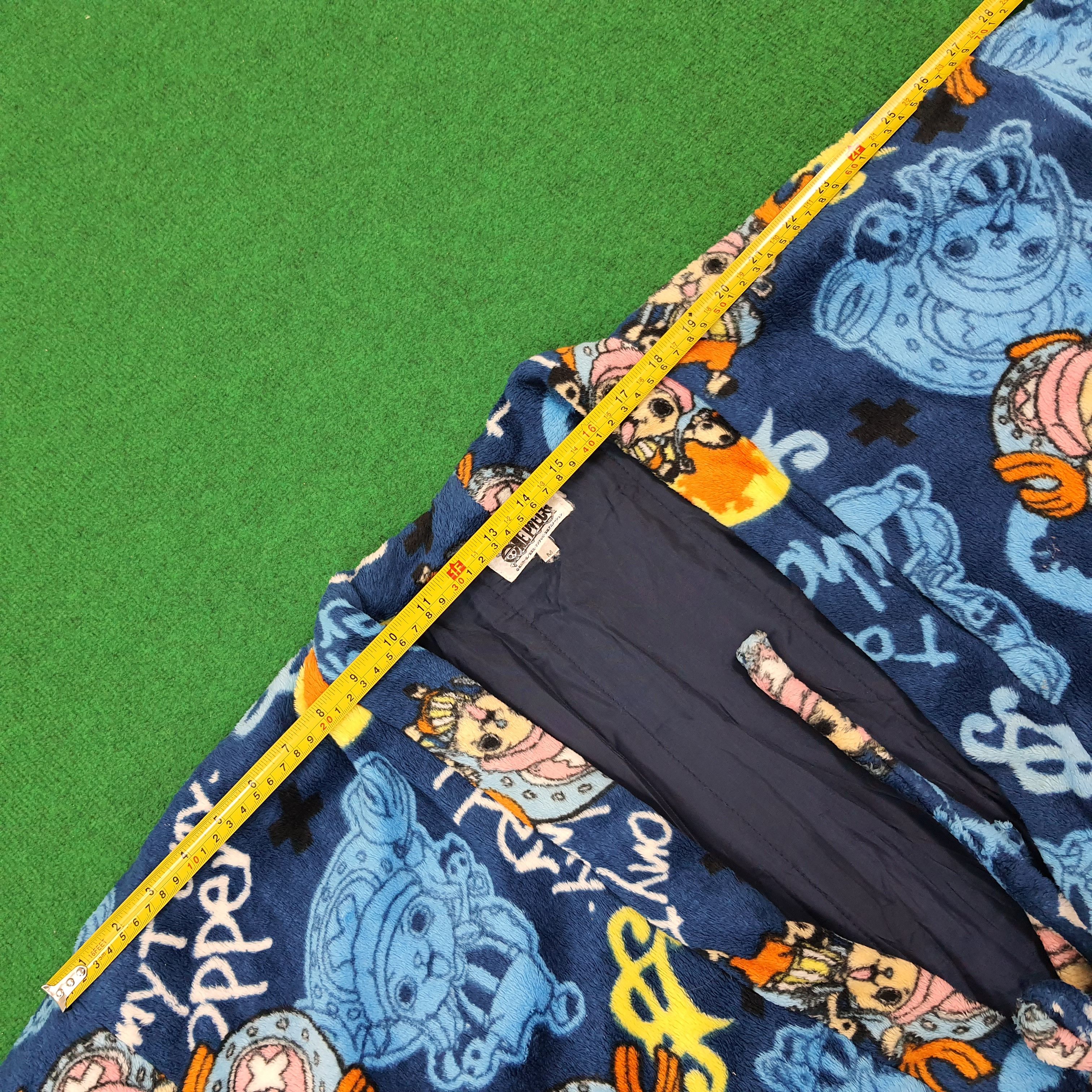 Japanese Brand × One Piece × Vintage Vintage One Piece Anime Japan Brand Fleece Kimono Size US L / EU 52-54 / 3 - 8 Thumbnail
