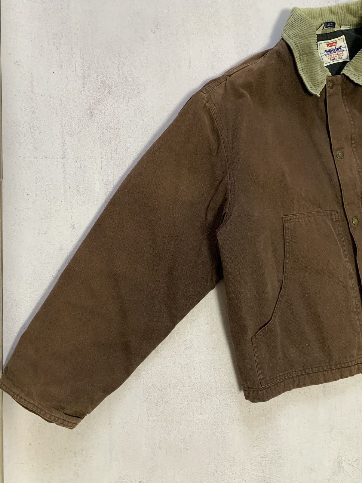 Levi's × Levi's Vintage Clothing Vintage Levis Denim Jacket Bomber 1973 Brown Baggy Very Rare Size US M / EU 48-50 / 2 - 3 Thumbnail