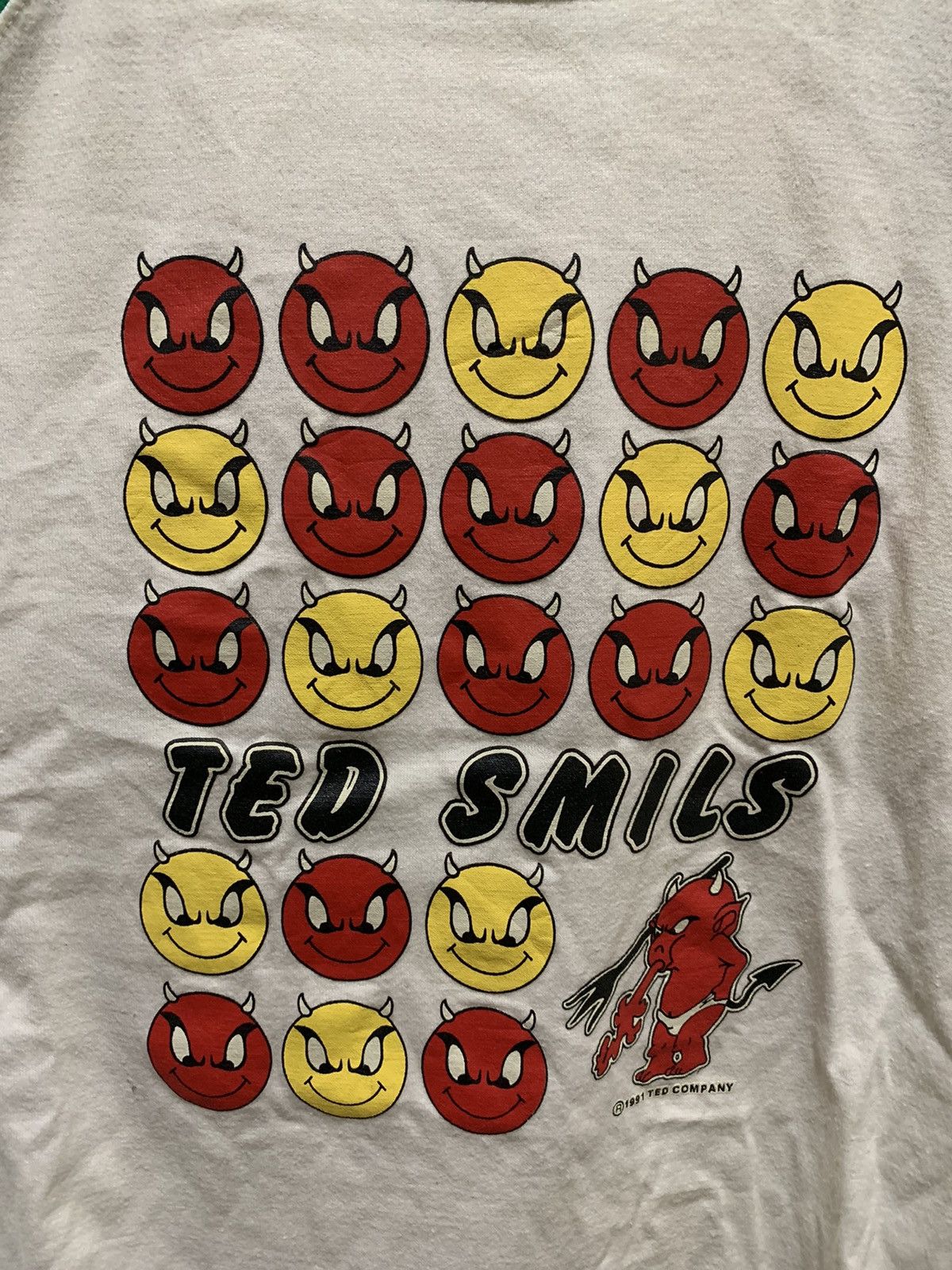 Japanese Brand rare vintage 1991 ted smils tedman ted company raglan shirt Size US M / EU 48-50 / 2 - 4 Thumbnail