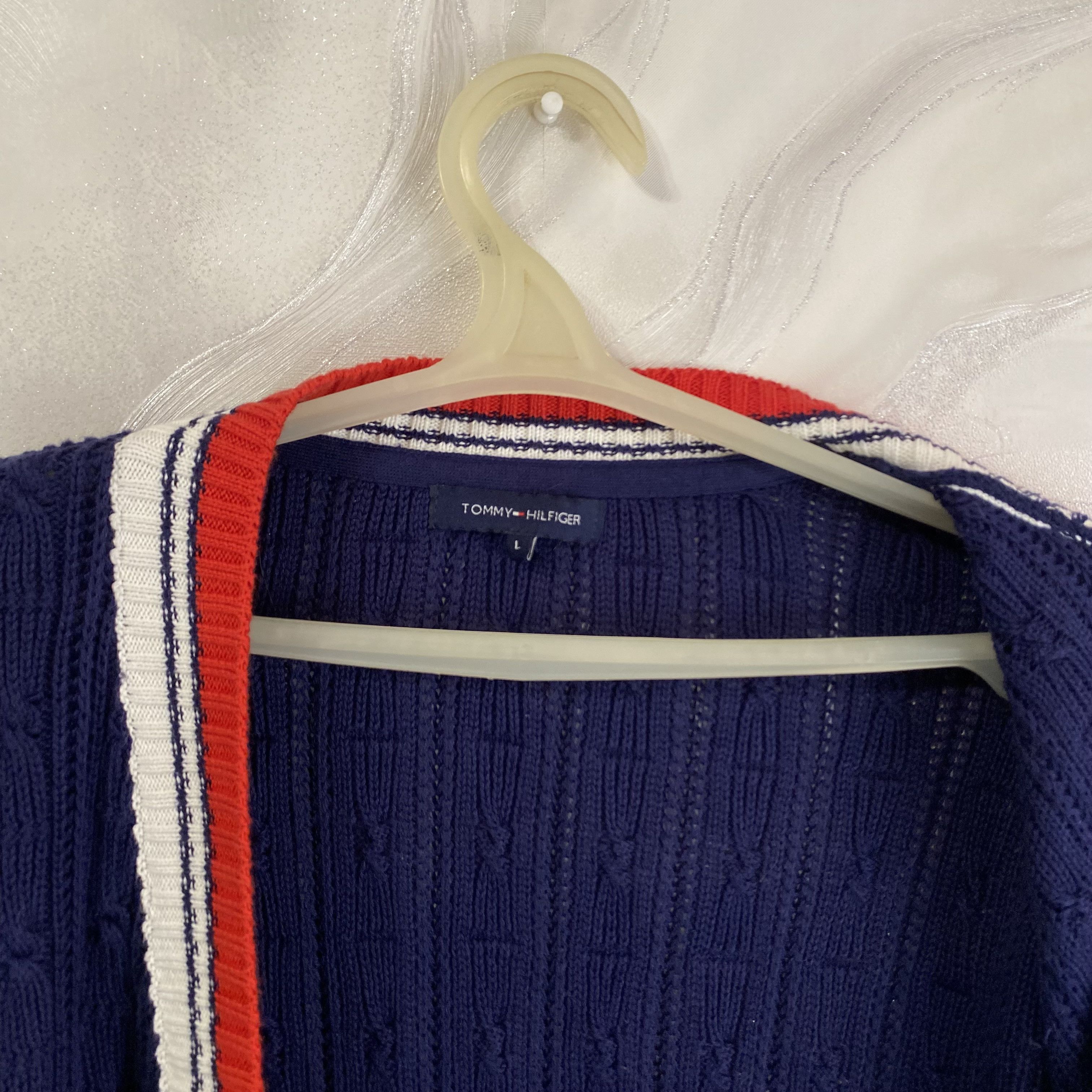 Tommy Hilfiger Tommy Hilfiger Cardigan Sweater Pullover Blue size L Size US L / EU 52-54 / 3 - 6 Thumbnail